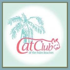 Logo for CAT Club at the Palm Beaches featuring a palm tree and a cat silhouette.