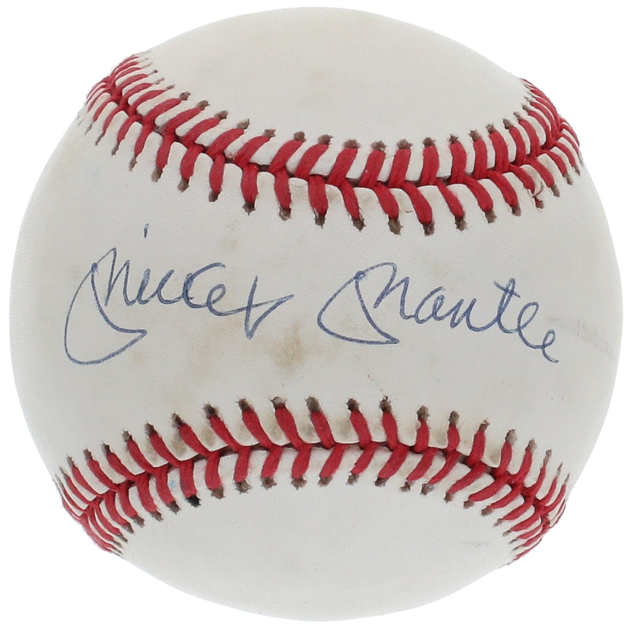 Mickey Mantle Signed Baseball for Goldin Auctions