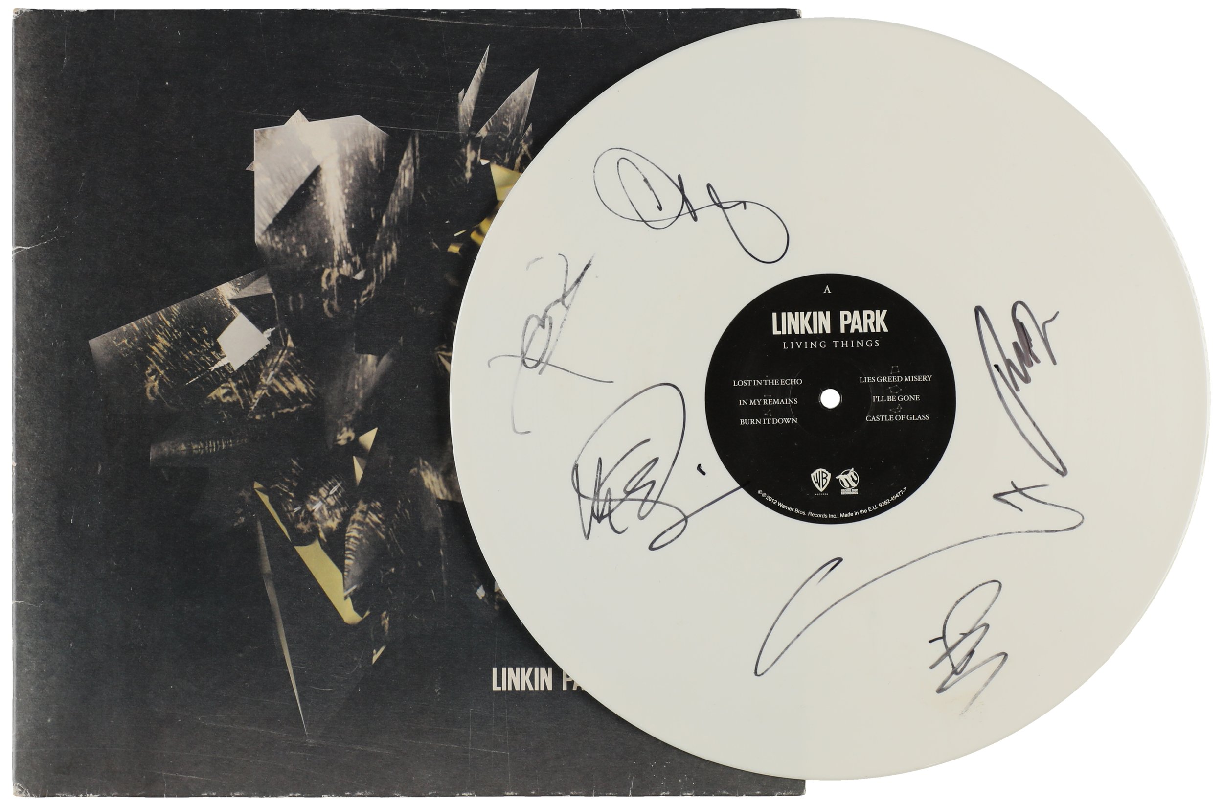 Linkin Park Band-Signed "Living Things" Album for Goldin Auctions