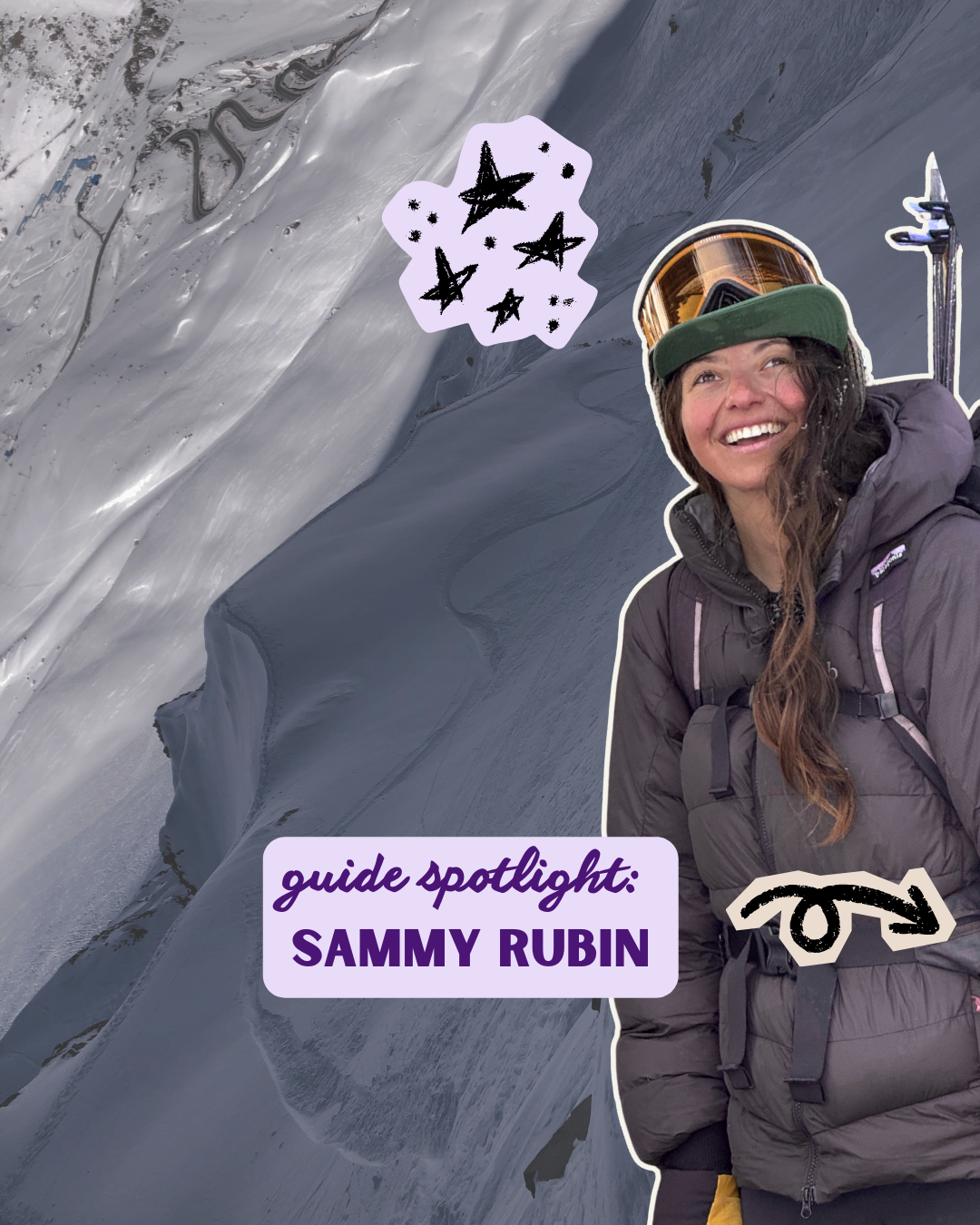 guide spotlight women in snow clothes splitboard guide female