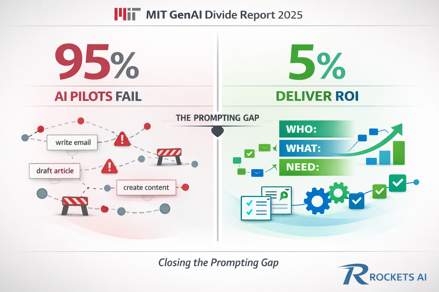 MIT Study: Only 5% of Enterprise AI Pilots Deliver ROI - The Prompting Gap Explains Why