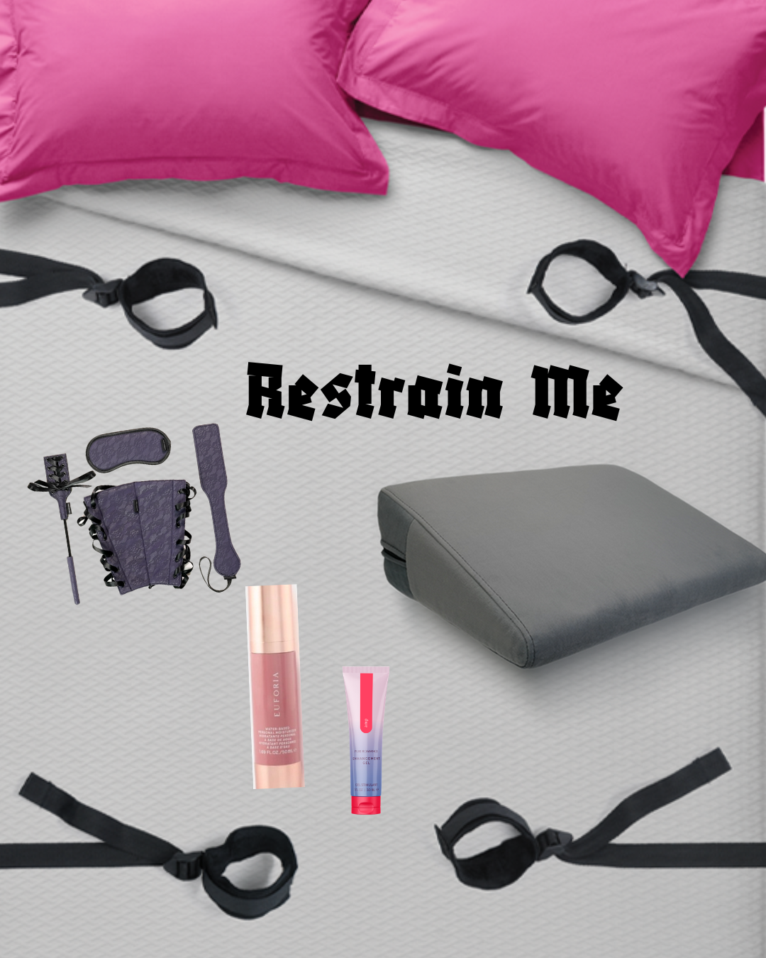Restrain Me Bundle -The ultimate kit for lovers who like to play… with permission.
