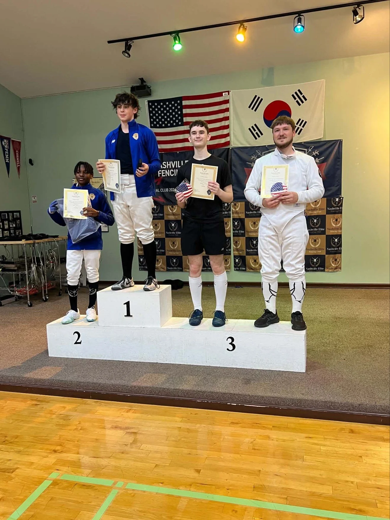 SMF at Nashville Elite Fencing Academy's Nationals Warm-Up Epee Competition