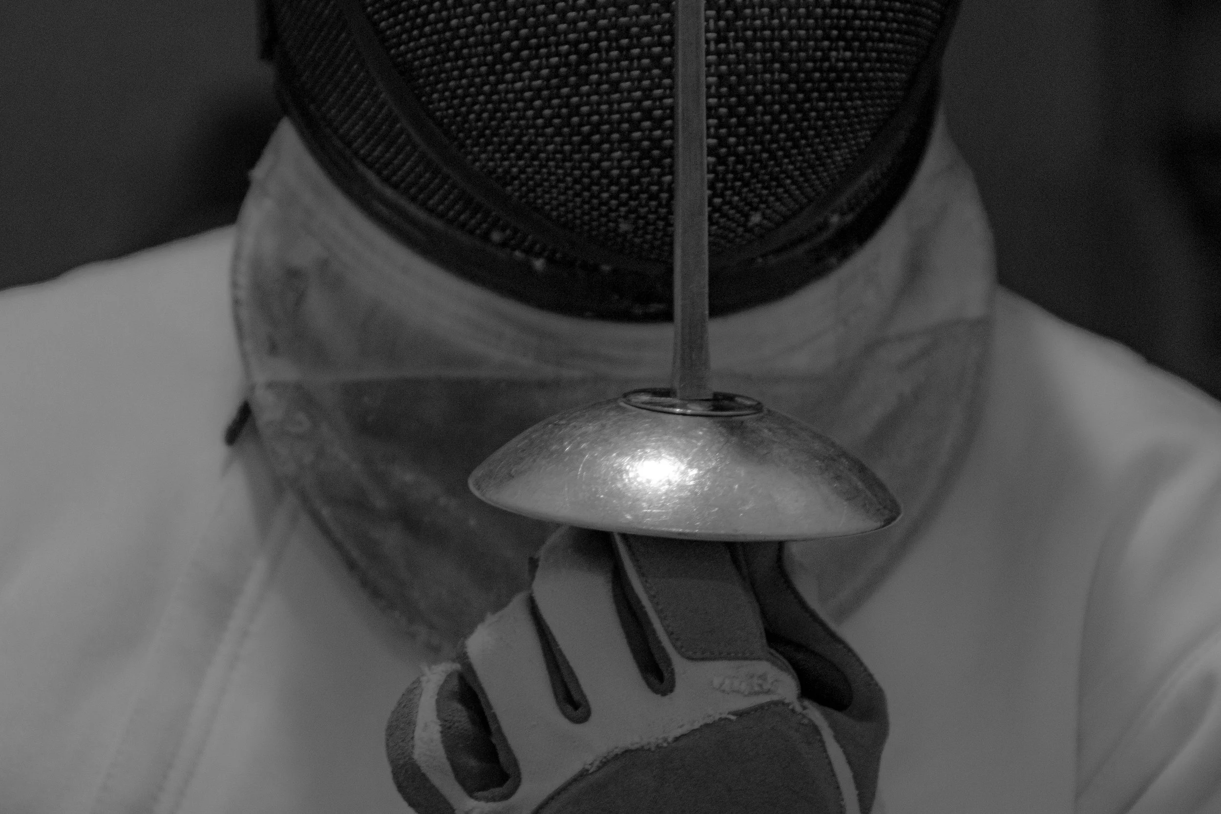 Foil in front of mask