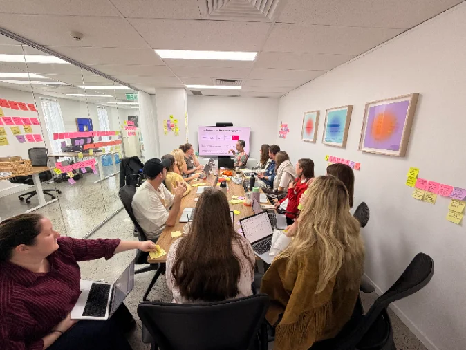 Participants building with AI at a hands-on workshop