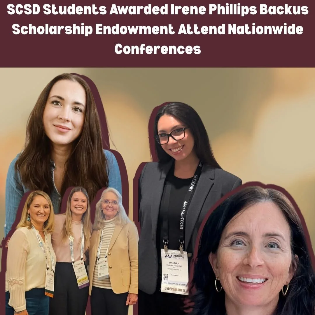 SCSD Students Awarded Irene Phillips Backus Scholarship Endowment Attend Nationwide Conferences in CCI News