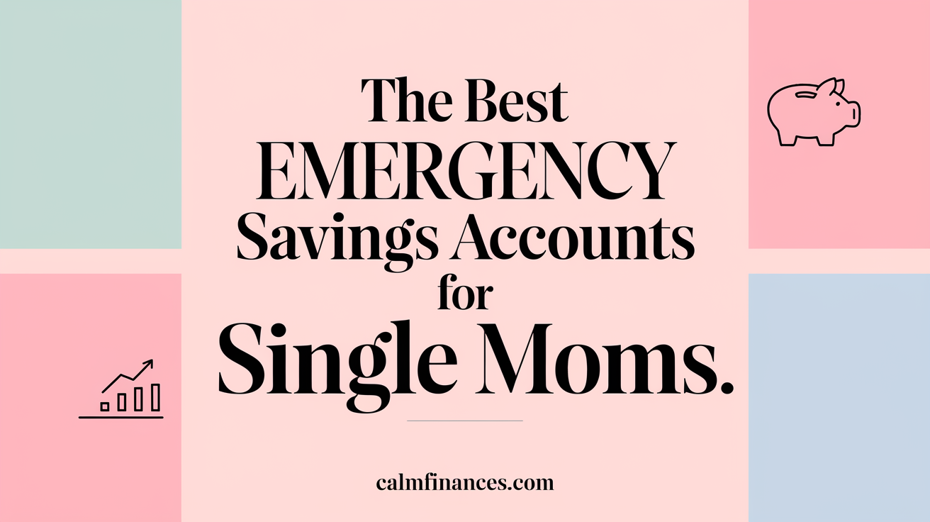 How to Choose the Best Emergency Fund Savings Account for Single Moms