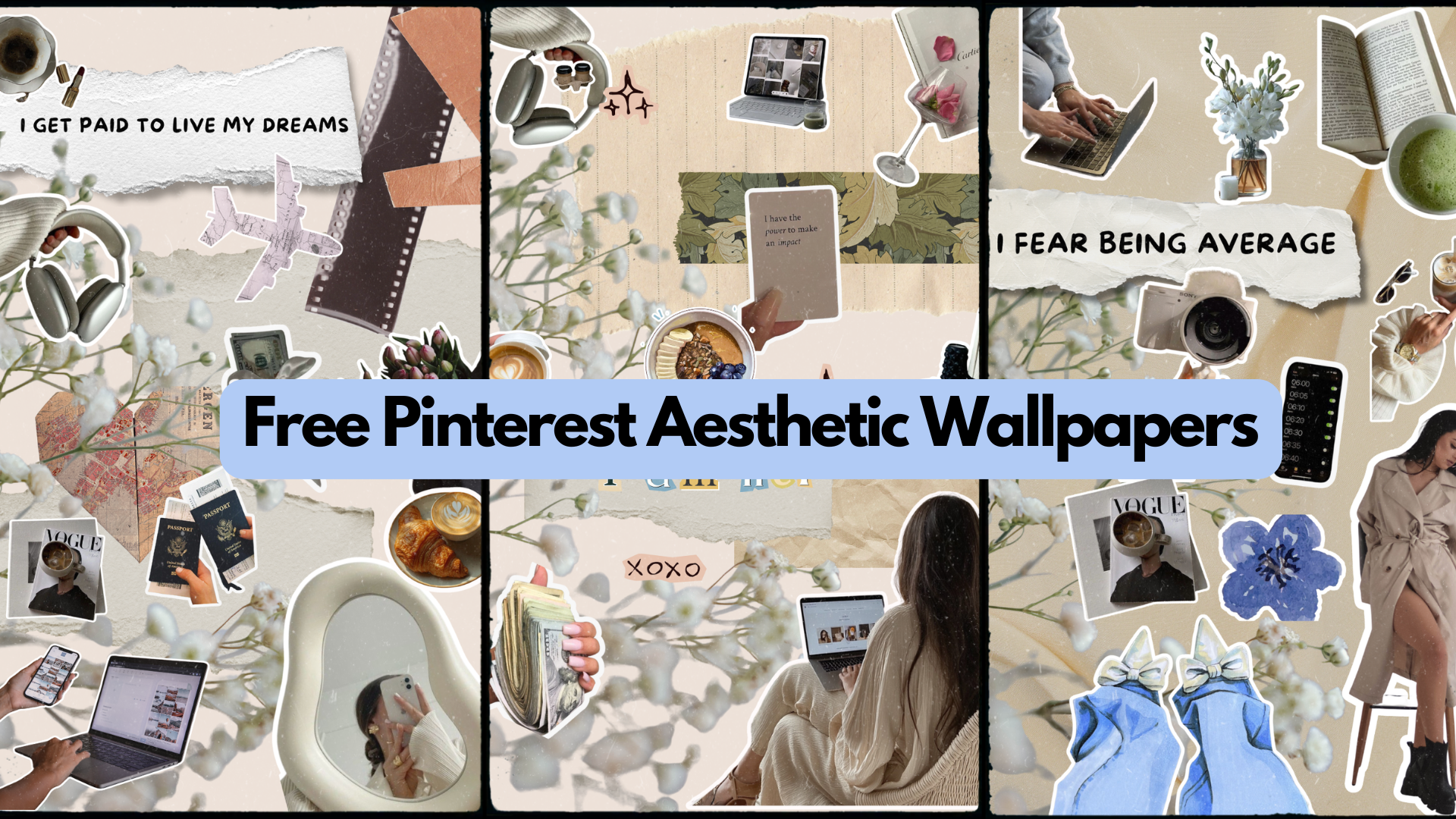 Free Pinterest Aesthetic Wallpapers for Your iPhone (Dreamy, Manifestation Theme)