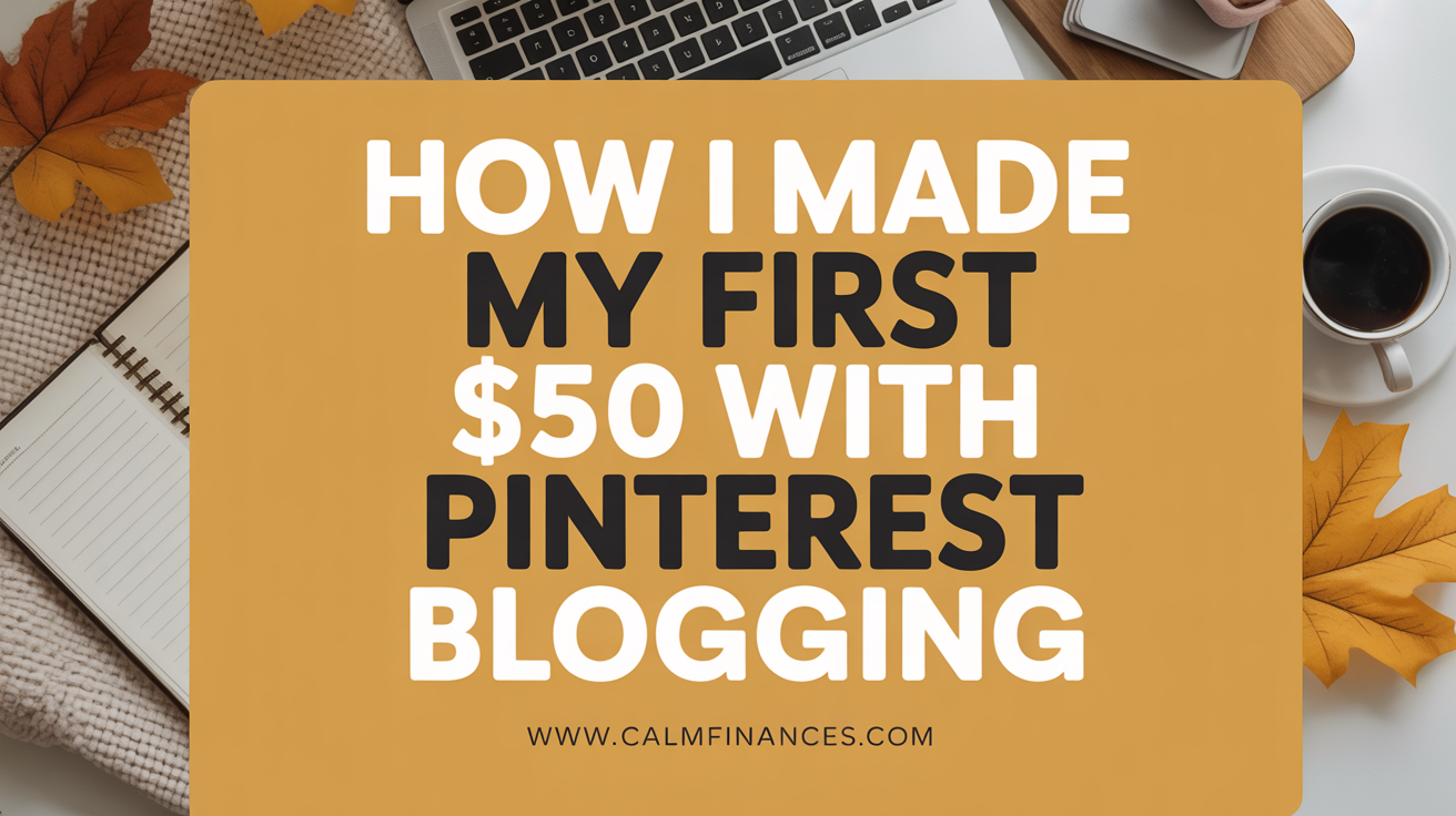 How I Made My First $50 with Pinterest Blogging (and How You Can Too)