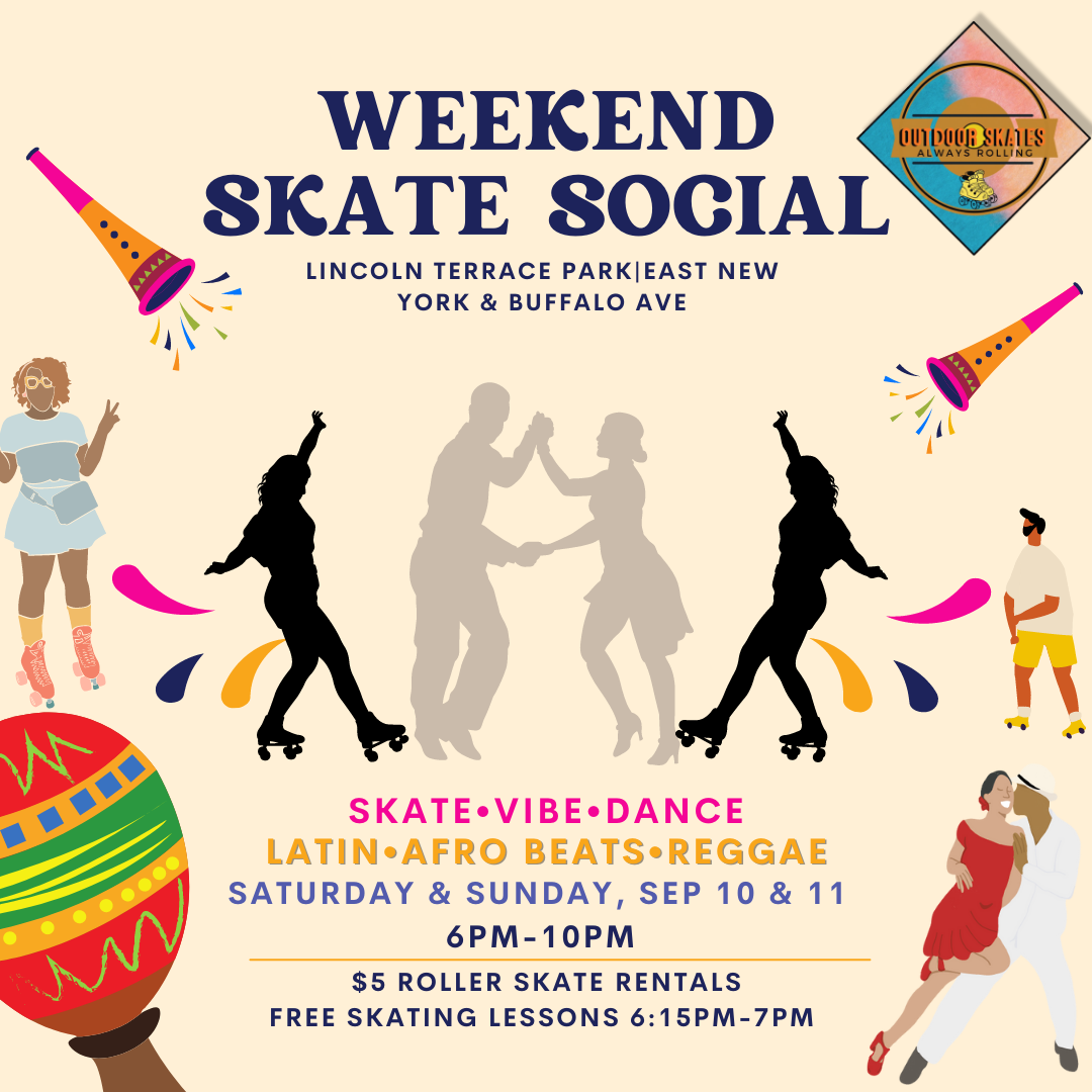 Afro- Latin-Reggae      Weekend SKATE SOCIAL
