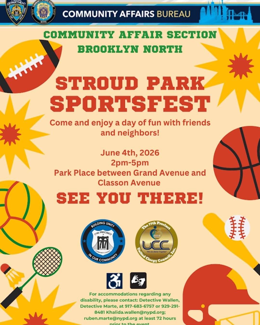 Stroud Park SPorts Fest