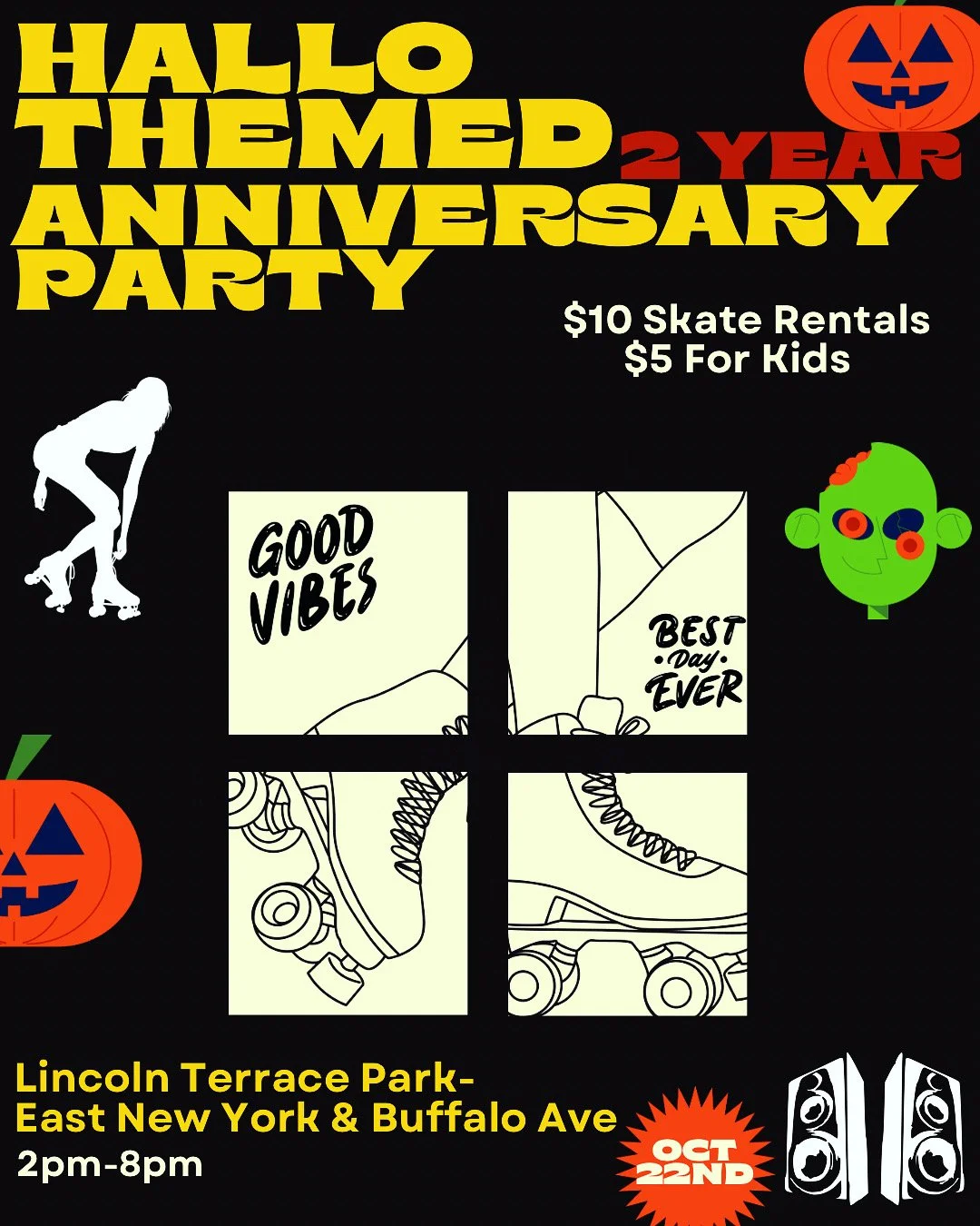 hallo-Themed skate social