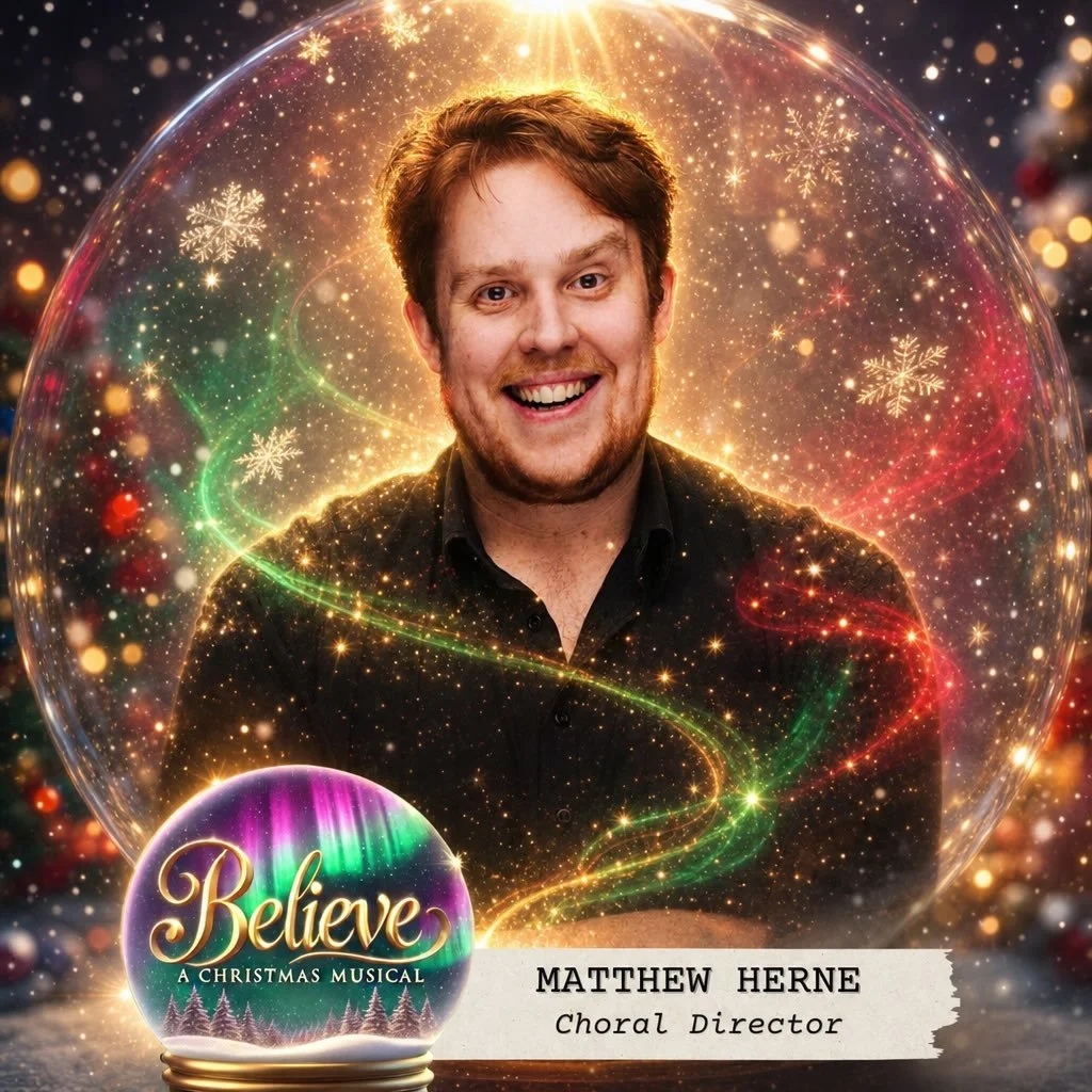 ✨ Meet our Choral Director - Matthew ✨
.
.
Step into the music of Boralia, and you&rsquo;ll find a familiar guiding star Matthew, our masterful Choral Director, whose artistry seems woven from stardust, snowflakes, and symphonic wonder.

With over fi