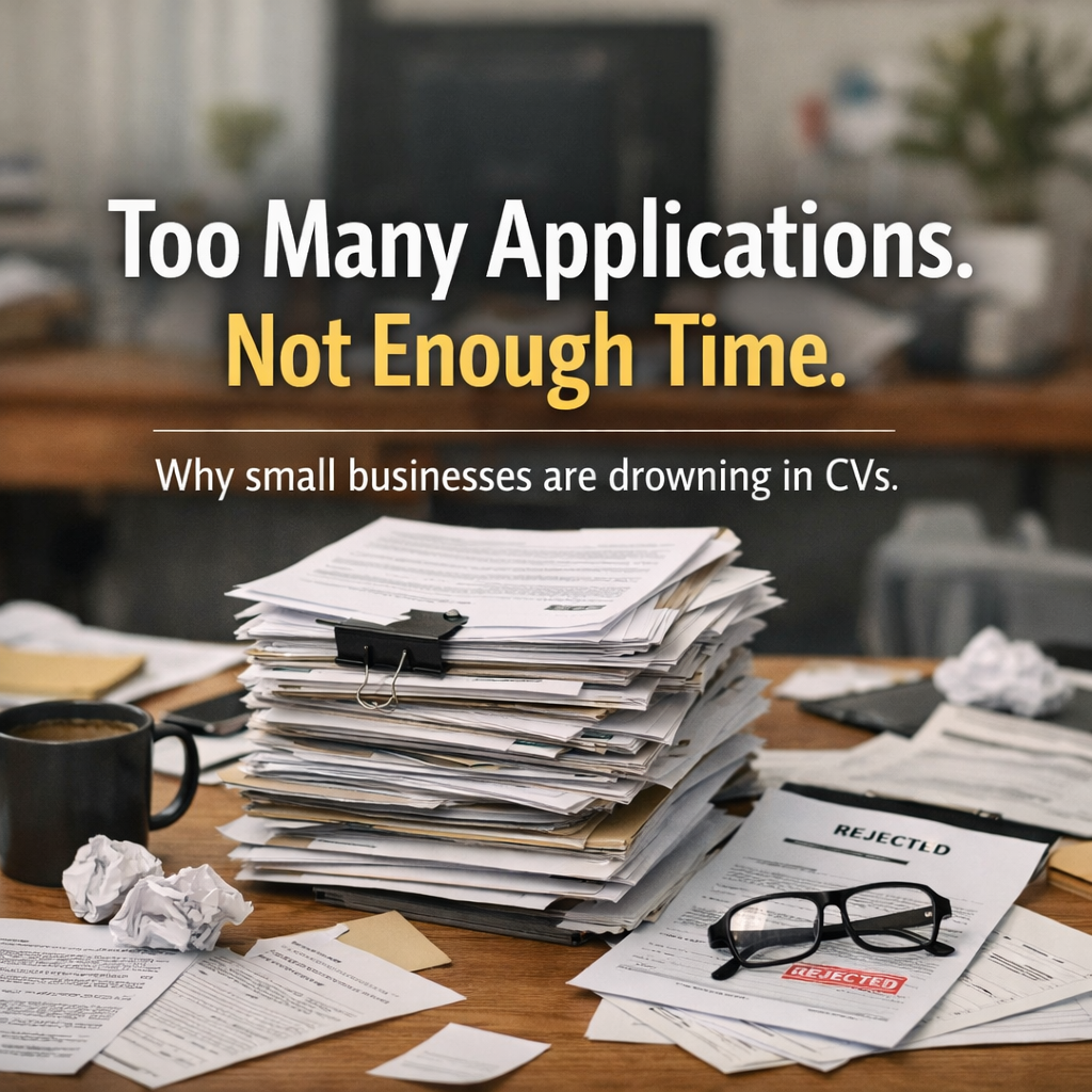 Why Small Businesses Are Drowning in Job Applications (and Still Can’t Find the Right People)