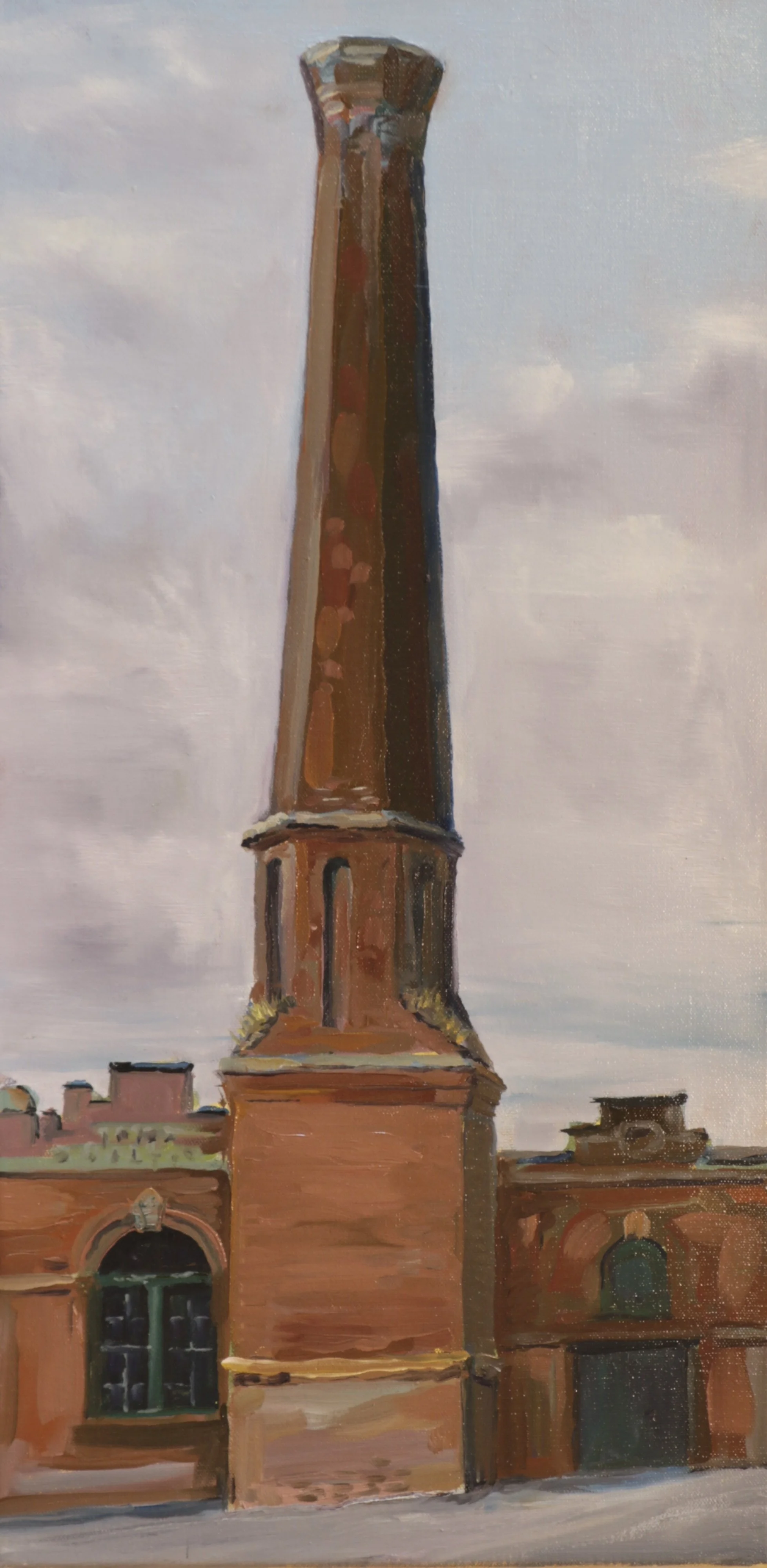   Chimney , 2024 24” x 12” Oil on Canvas 