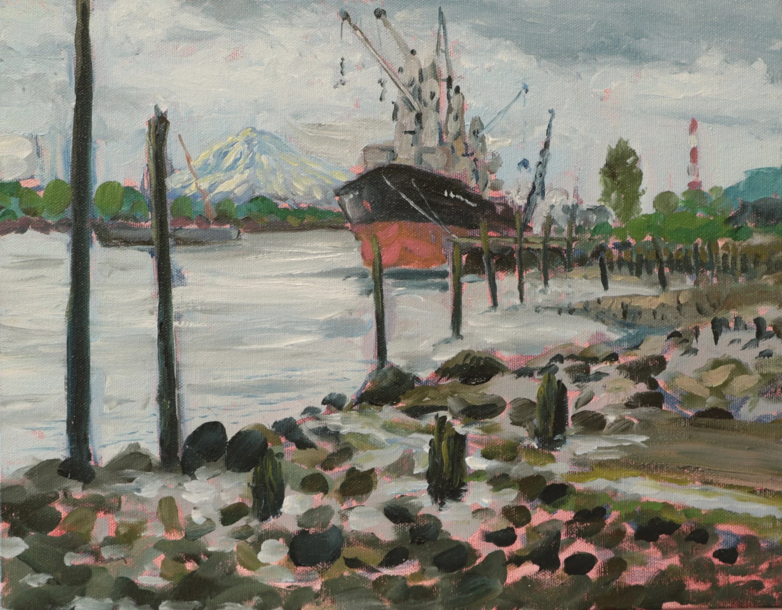   Duwamish , 2024 11” x 14” Oil on Canvas 