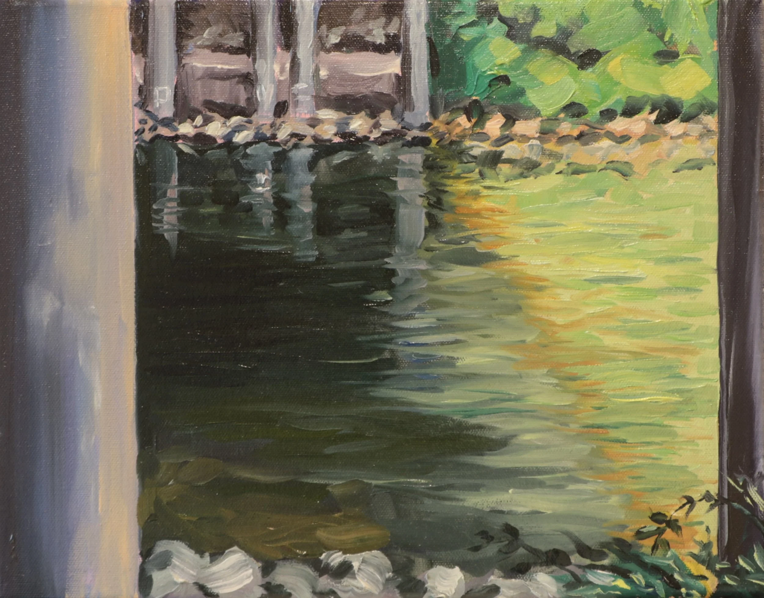   Overpass , 2024 11”x 14” Oil on Canvas 