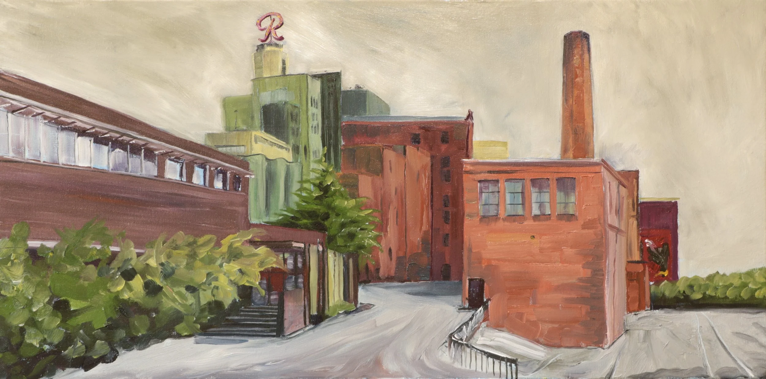   Rainier , 2025 15” x 30” Oil on Canvas 