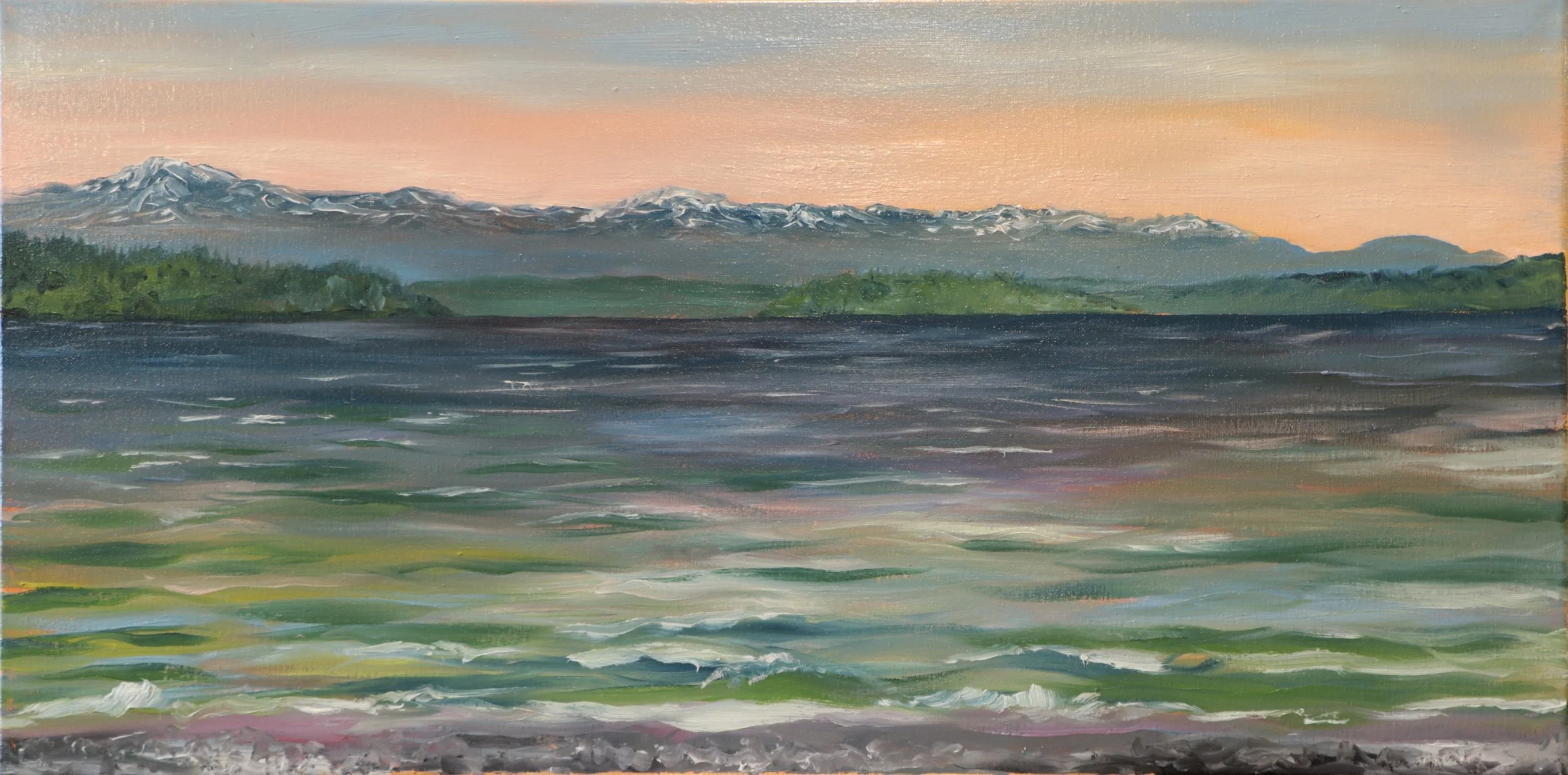   Blake I , 2025 15” x 30” Oil on Canvas 