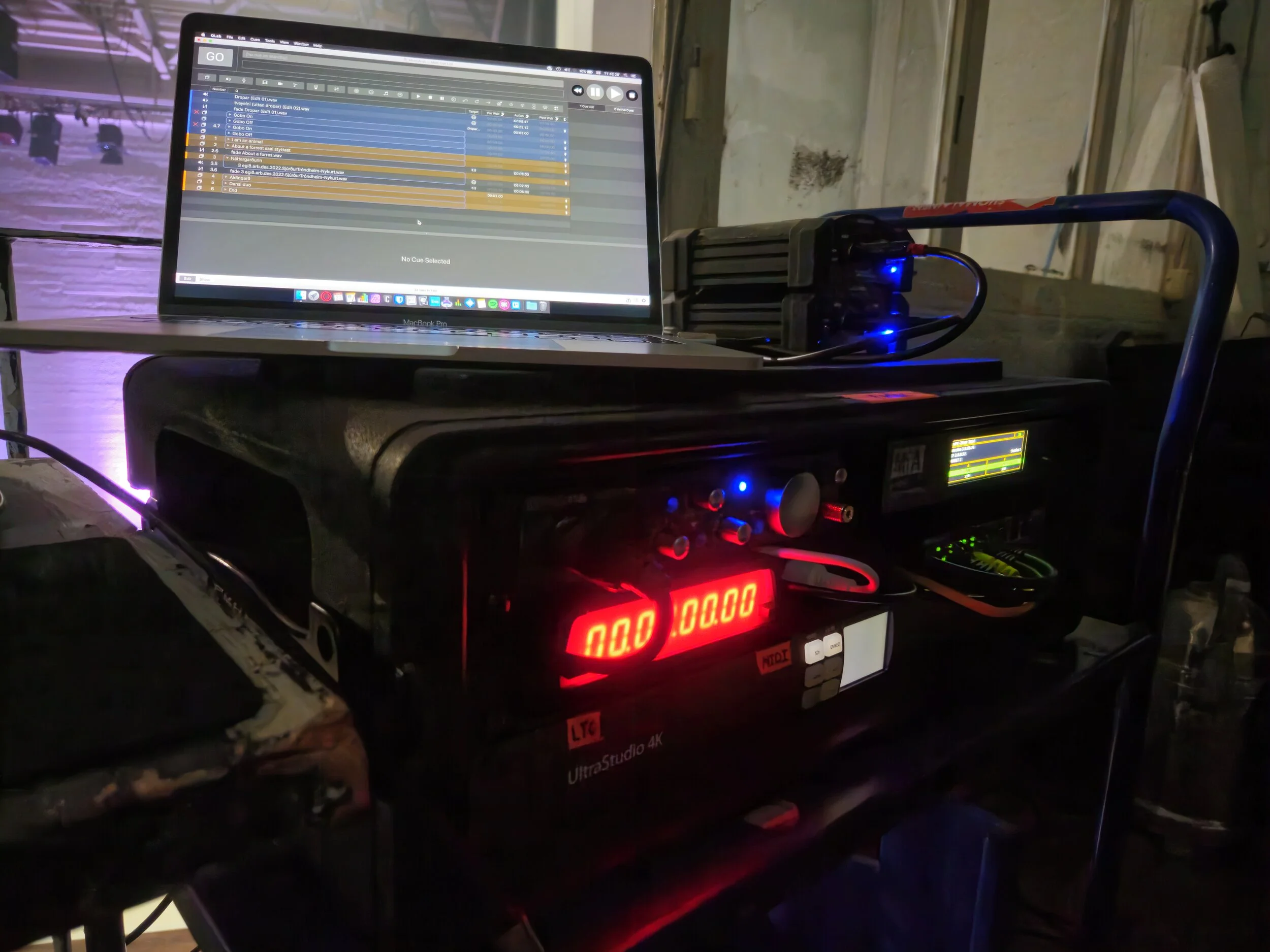 Playback travel rig for RIVA