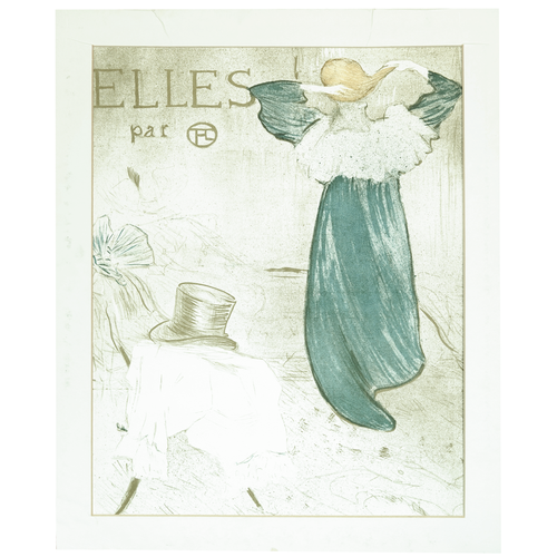 その他 ELLE French 15 JUILLET 1965 HENRI DE TOULOUSE LAUTREC - FRONTISPIECE FOR THE SERIES 