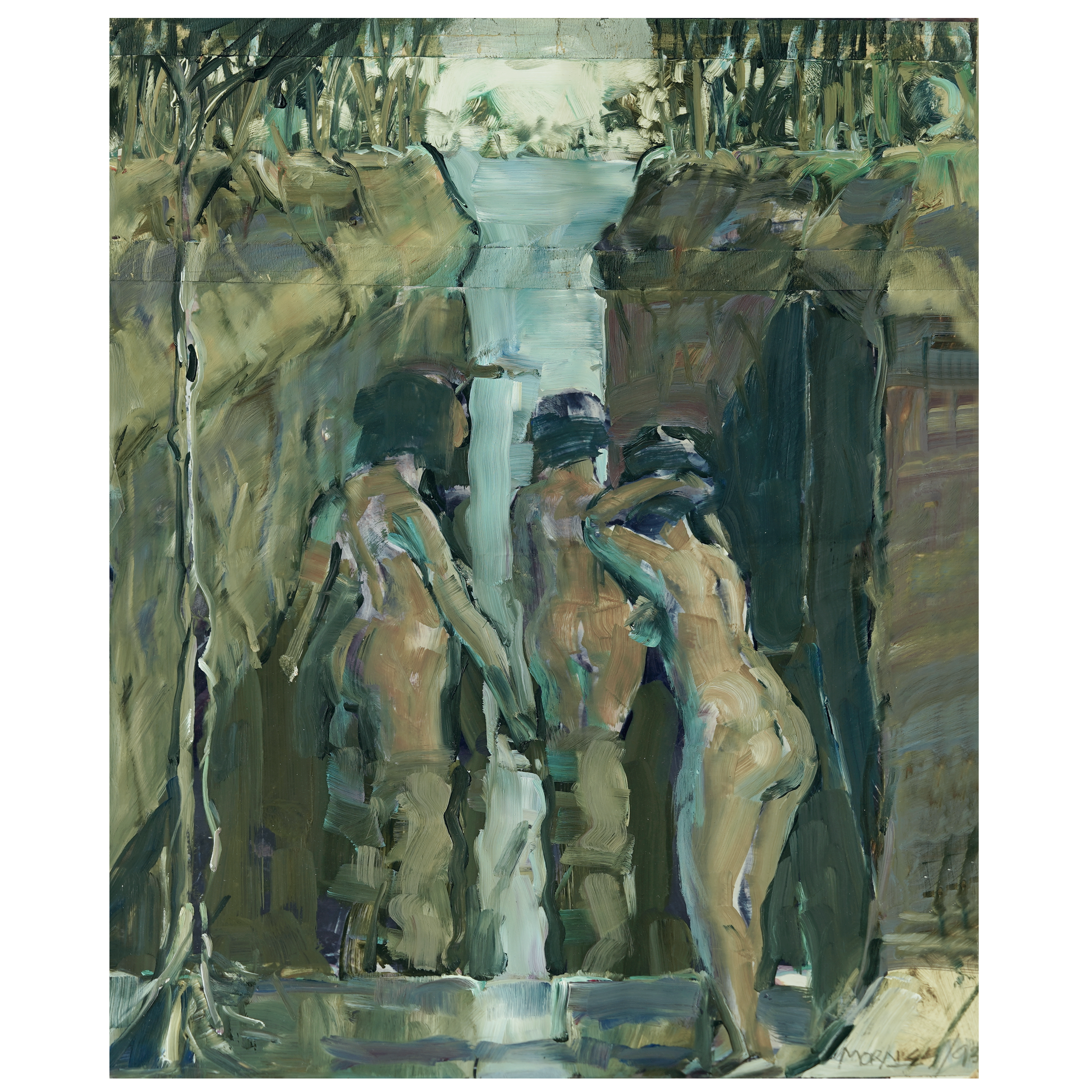 ARMANDO MORALES OIL PAINTING - OIL ON CANEVAS