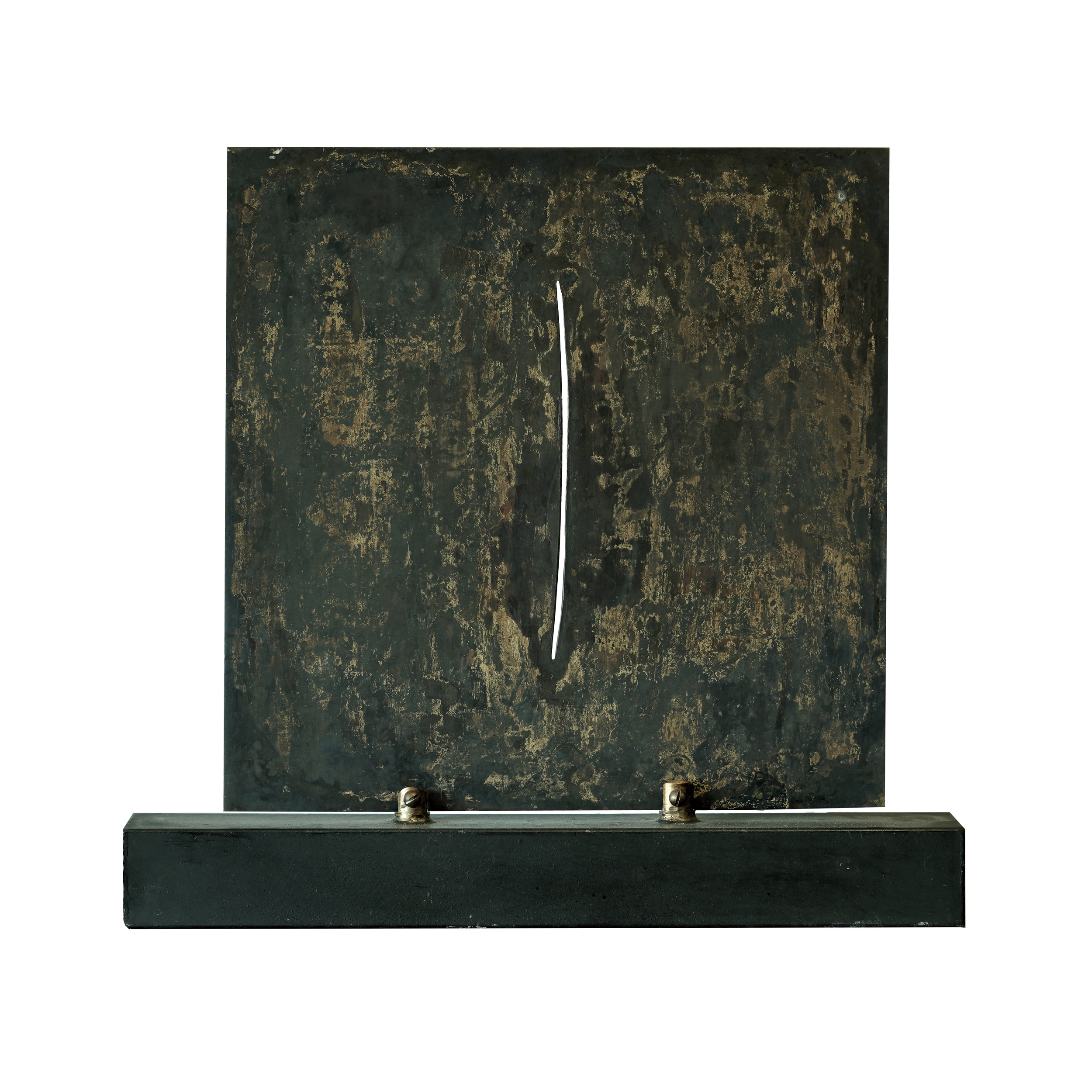 LUCIO FONTANA CONCETTO SPAZIALE, "TAGLIO" 1965