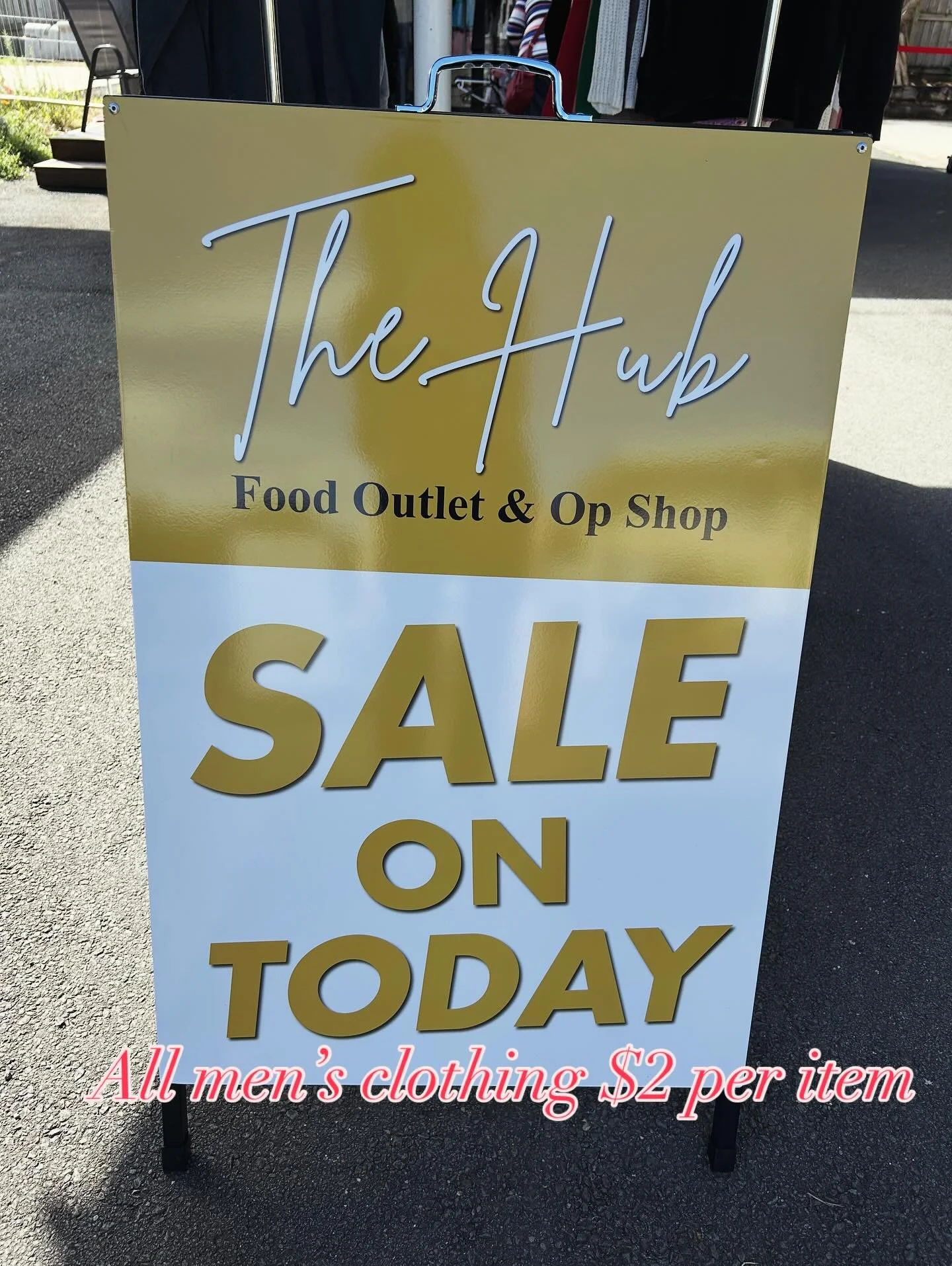 Calling all men in Noosa and beyond we are having a huge sale. All men&rsquo;s shirts &amp; pants $2.