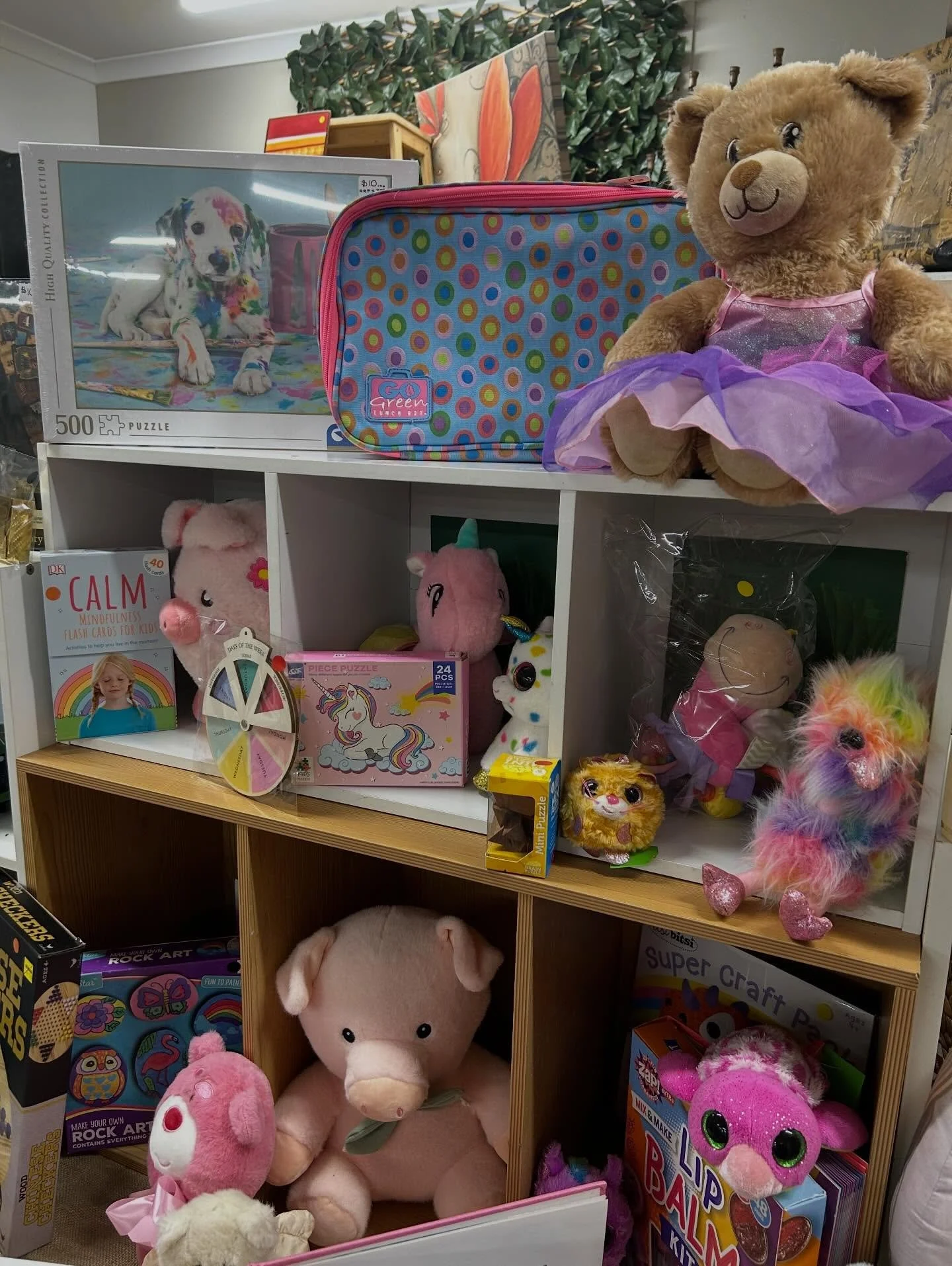 🎶 Toys, toys, toys &ndash; for girls and boys!
Come and browse, come and buy,
Grab a bargain, don&rsquo;t walk by!

Games and goodies, heaps of fun,
Something special for everyone!
And while you shop, you&rsquo;re doing good too&mdash;
Supporting ki