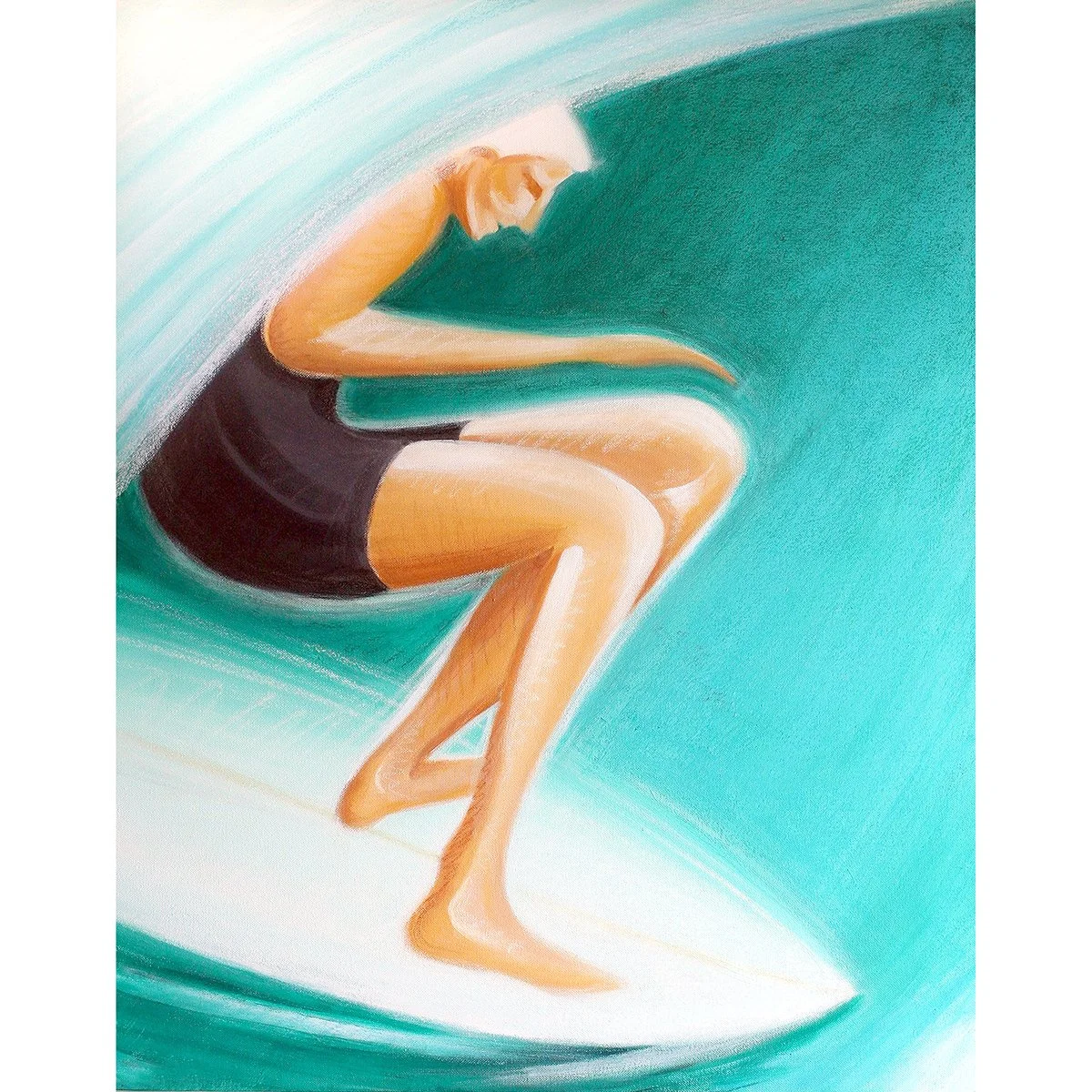 Tubed Surfer