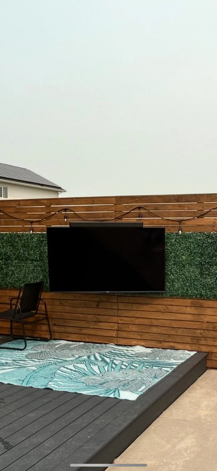 Outdoor TV Installation.