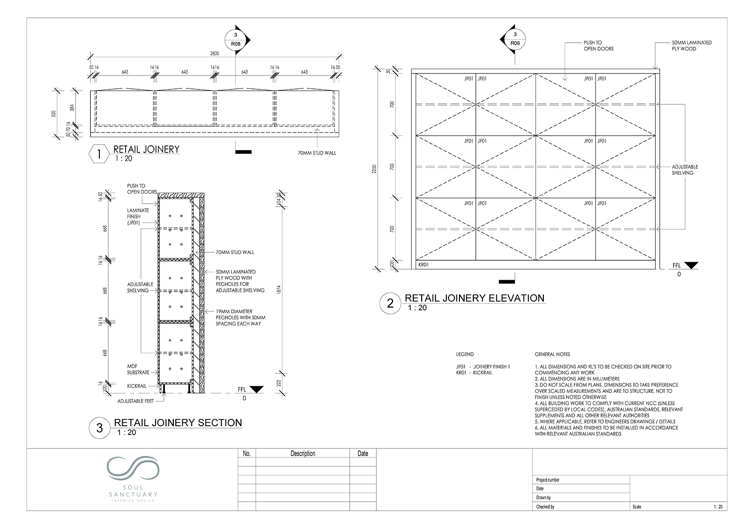 Custom Joinery Plan