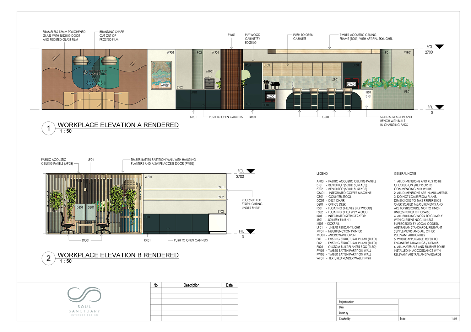 Rendered Elevations
