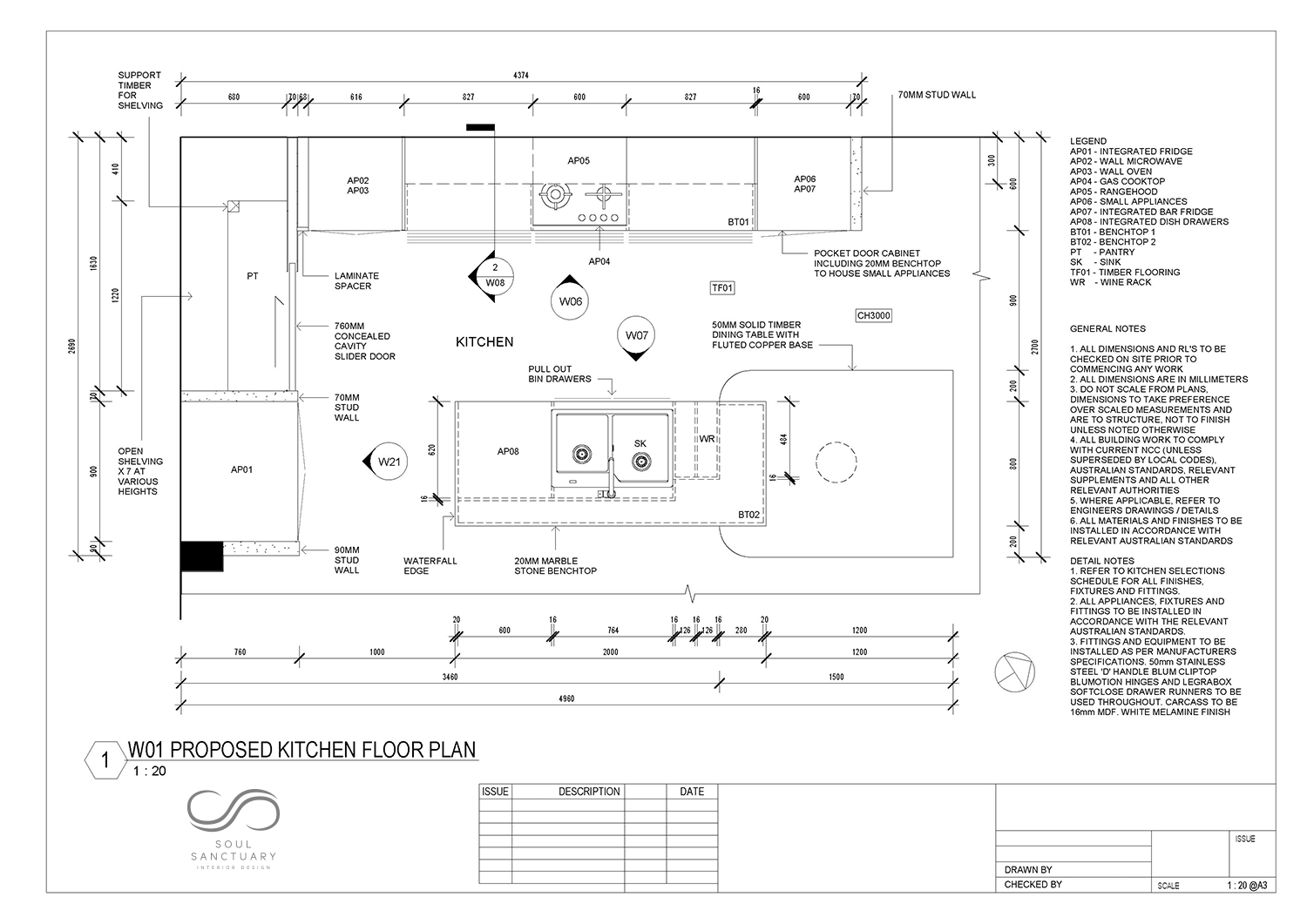 Residential Kitchen Floorplan