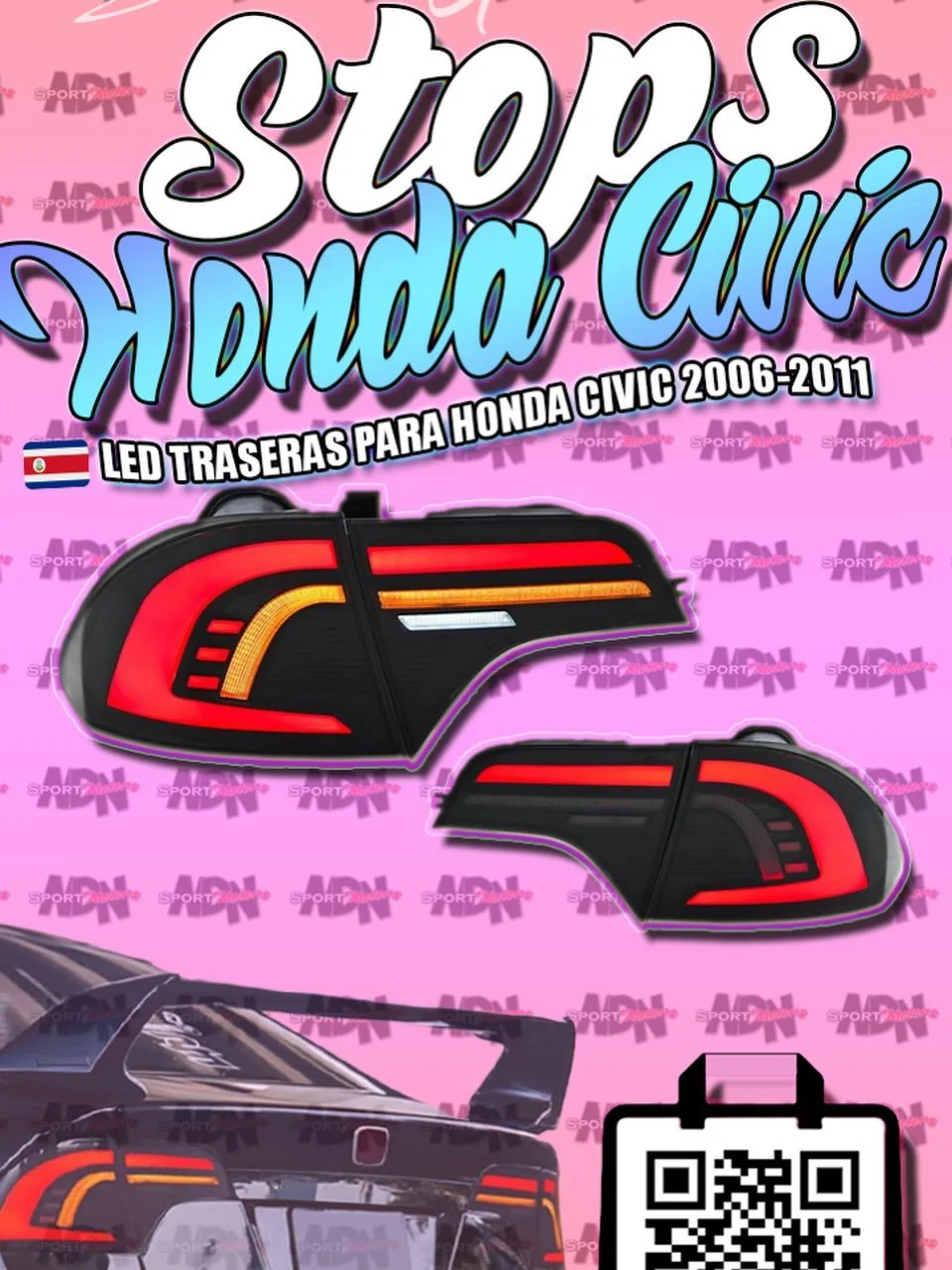 🔥 &iexcl;NUEVOS STOPS LED PARA CIVIC 8VA GENERACI&Oacute;N! 🔥

Dale a tu Honda un look moderno, agresivo y con iluminaci&oacute;n LED de alto impacto. Perfectos para destacar en meets, eventos y en la calle todos los d&iacute;as.

🚗 Civic 2006&nda