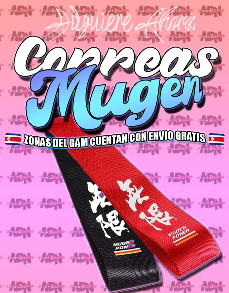 🔥🚗💨 Correas Mugen &mdash; potencia, estilo y seguridad para tu proyecto.
Perfectas para jalar, remolcar o darle un look agresivo a tu veh&iacute;culo.
⚠️ Stock MUY limitado (se agotan r&aacute;pido).

📲 Cont&aacute;ctanos: 7051-7801
🌐 Sitio web: