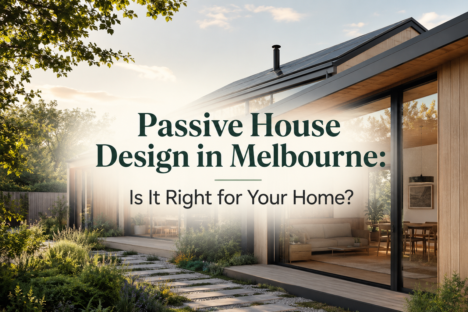 Passive House Design in Melbourne