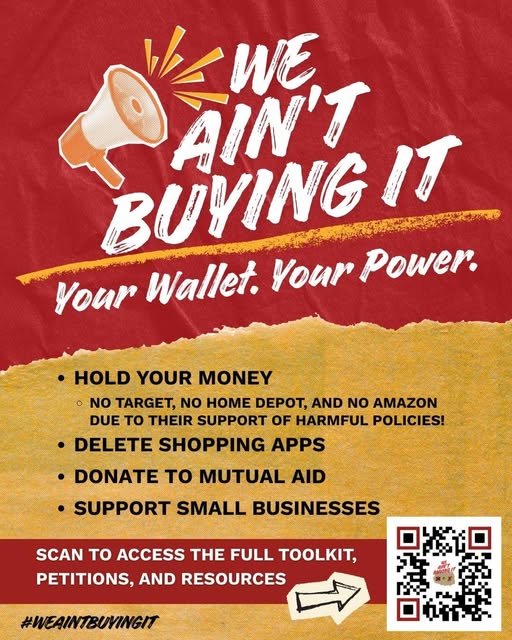 We Ain’t Buying it! Your Wallet. Your Power. 