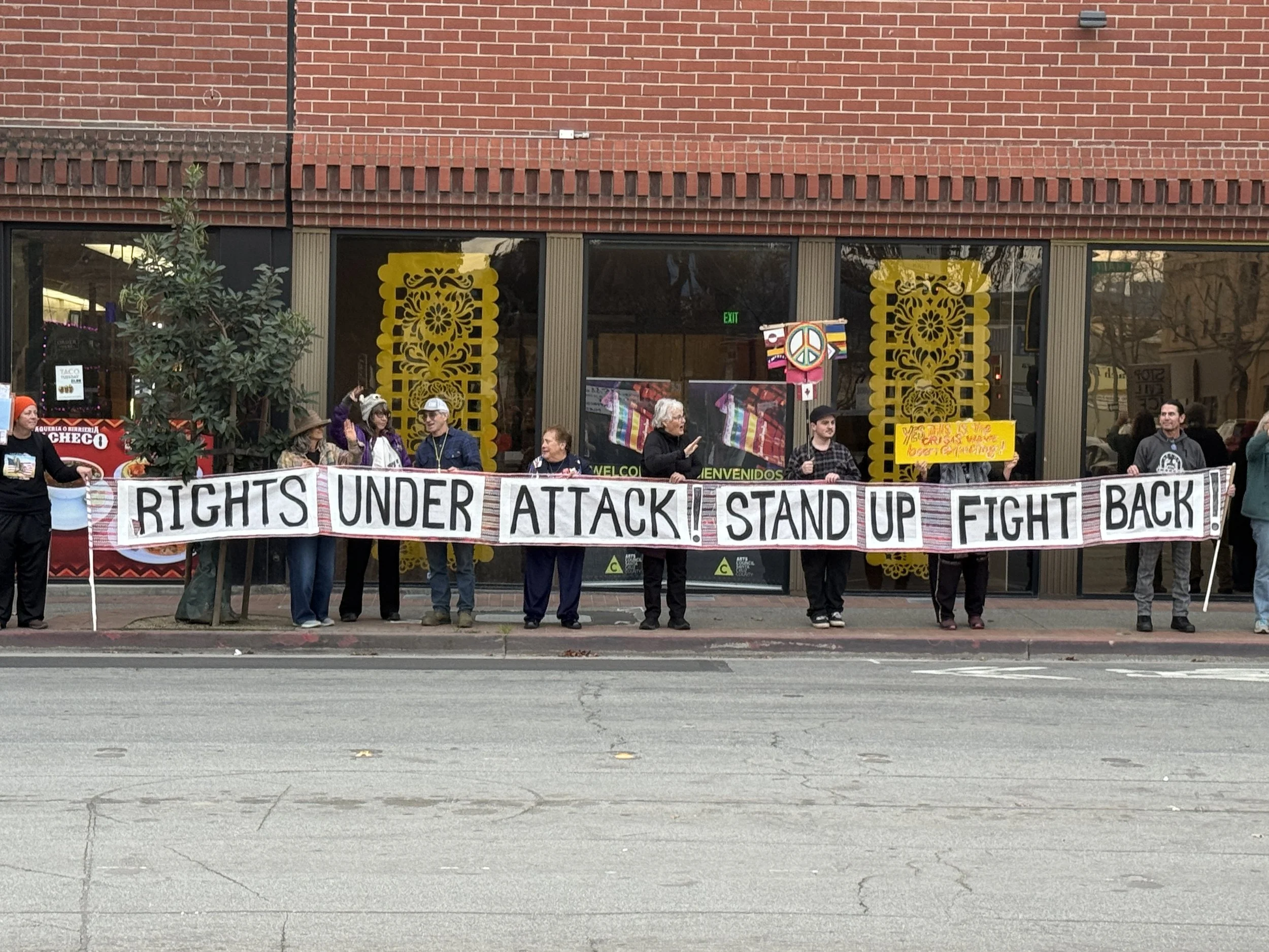 Abolish ICE protest, January 25, 2026.