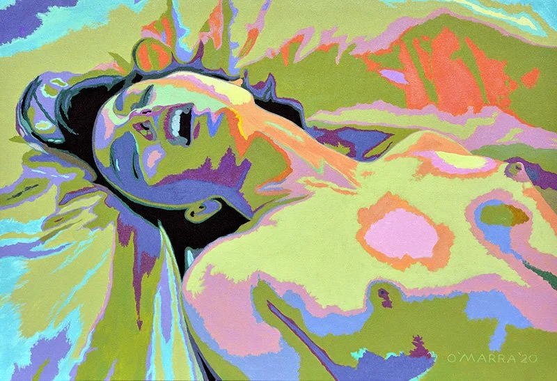  'La Petite Mort', oil on canvas, 22" x 32", 2020 (Contact me about pricing.)