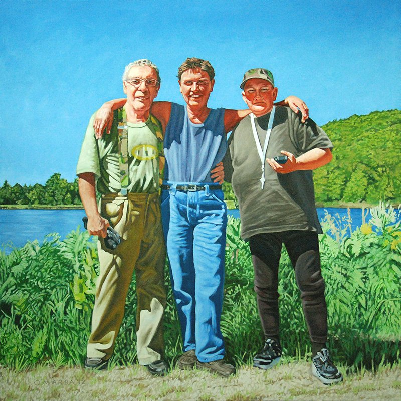 Lawrence and Friends, 2012, oil on canvas, 36" x 36"
(Contact me about pricing)