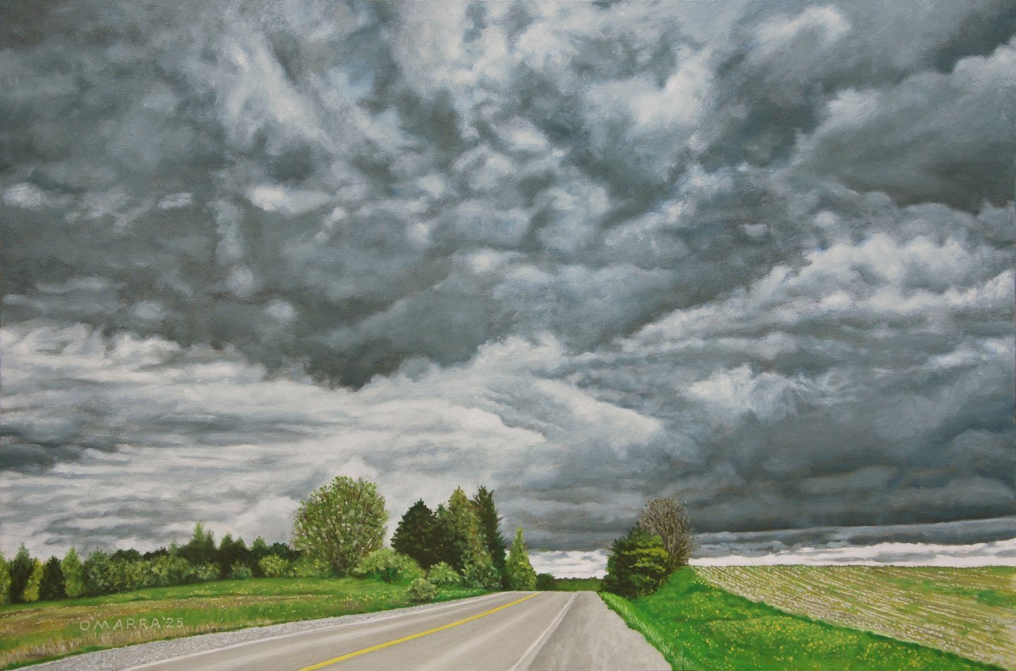 The Glory of Grey, 2025, acrylic on canvas, 24" x 36"
(Contact me about pricing)