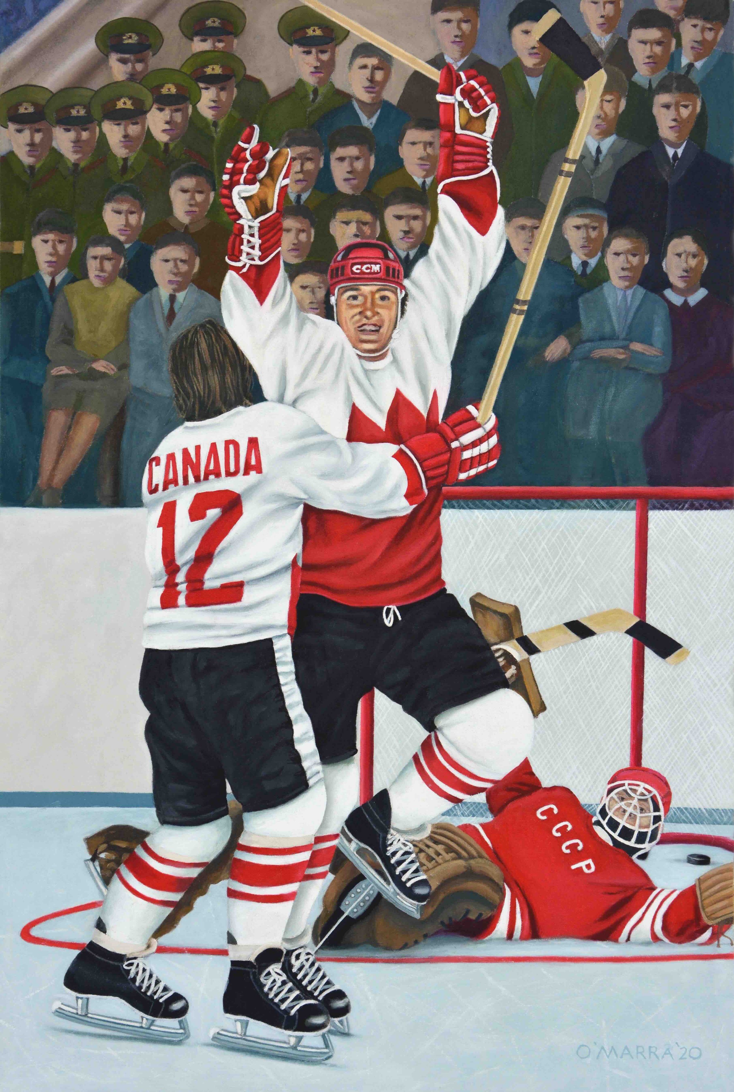 The Goal, oil on canvas, 36" x 24" 
(Contact me about pricing)
