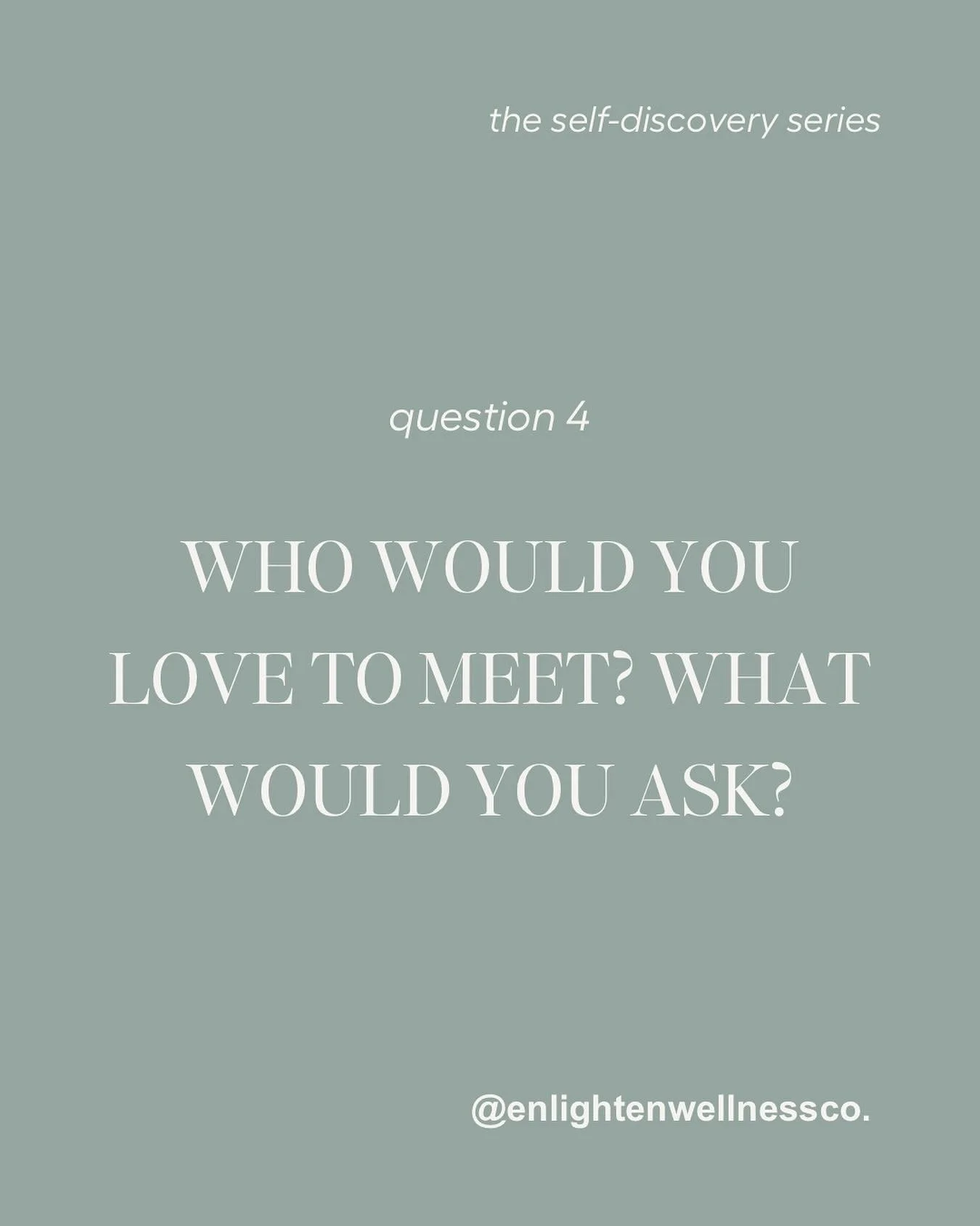 𝗧𝗵𝗲 𝗦𝗲𝗹𝗳-𝗗𝗶𝘀𝗰𝗼𝘃𝗲𝗿𝘆 𝘀𝗲𝗿𝗶𝗲𝘀 📝⁣
𝘵𝘩𝘰𝘶𝘨𝘩𝘵 𝘱𝘳𝘰𝘷𝘰𝘬𝘪𝘯𝘨 𝘲𝘶𝘦𝘴𝘵𝘪𝘰𝘯𝘴 𝘵𝘰 𝘥𝘦𝘦𝘱𝘦𝘯 𝘺𝘰𝘶𝘳 𝘴𝘦𝘭𝘧-𝘢𝘸𝘢𝘳𝘦𝘯𝘦𝘴𝘴 &amp; 𝘴𝘵𝘳𝘦𝘯𝘨𝘵𝘩𝘦𝘯 𝘺𝘰𝘶𝘳 𝘤𝘰𝘯𝘯𝘦𝘤𝘵𝘪𝘰𝘯 𝘸𝘪𝘵𝘩 𝘺𝘰𝘶𝘳𝘴𝘦𝘭𝘧. ⁣
⁣
𝗤