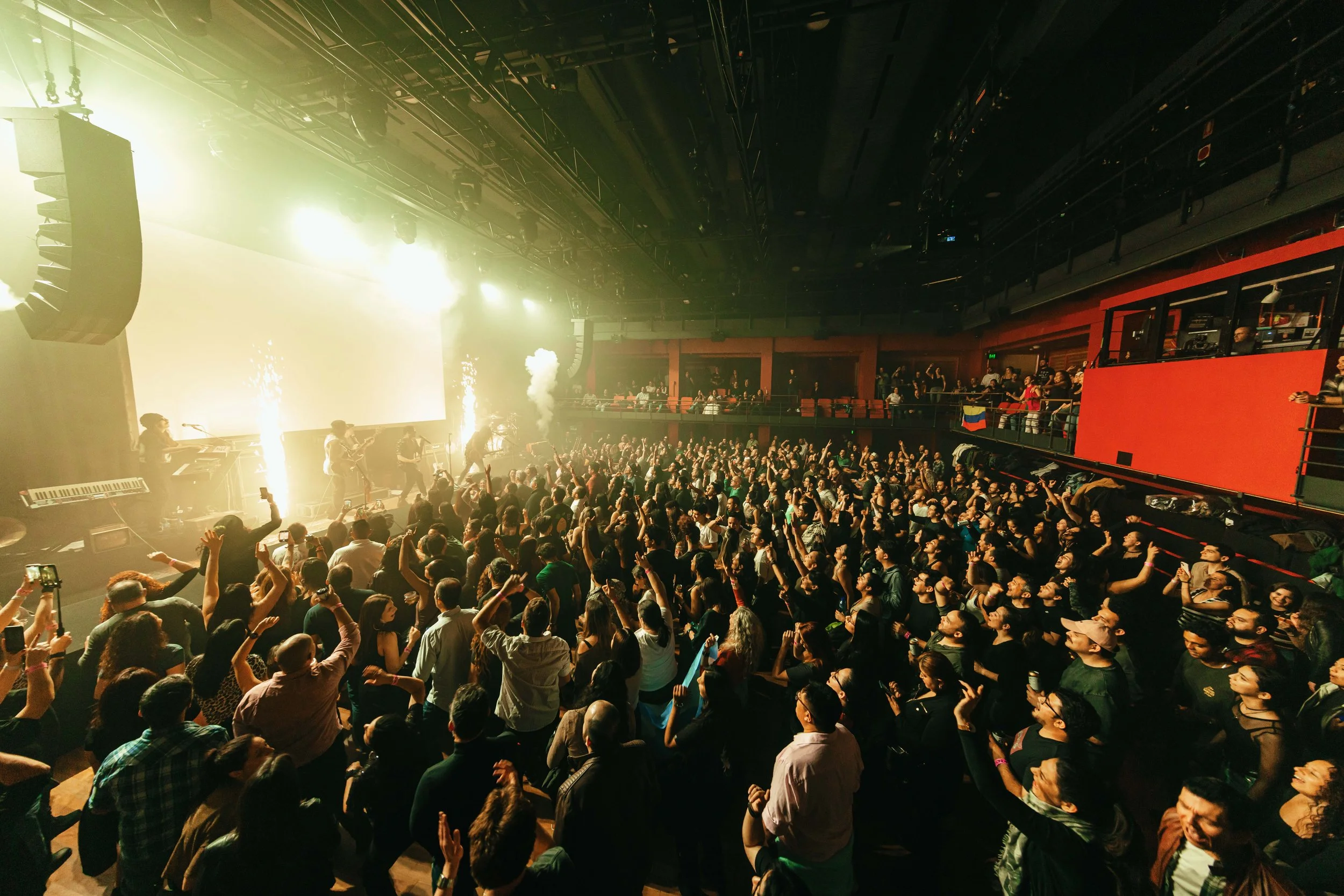 Large audience watching a live concert