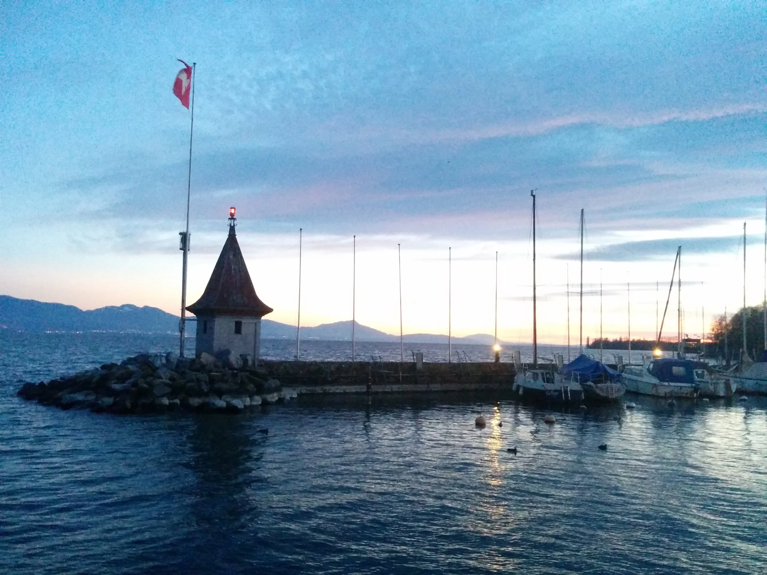 port Morges tour lac