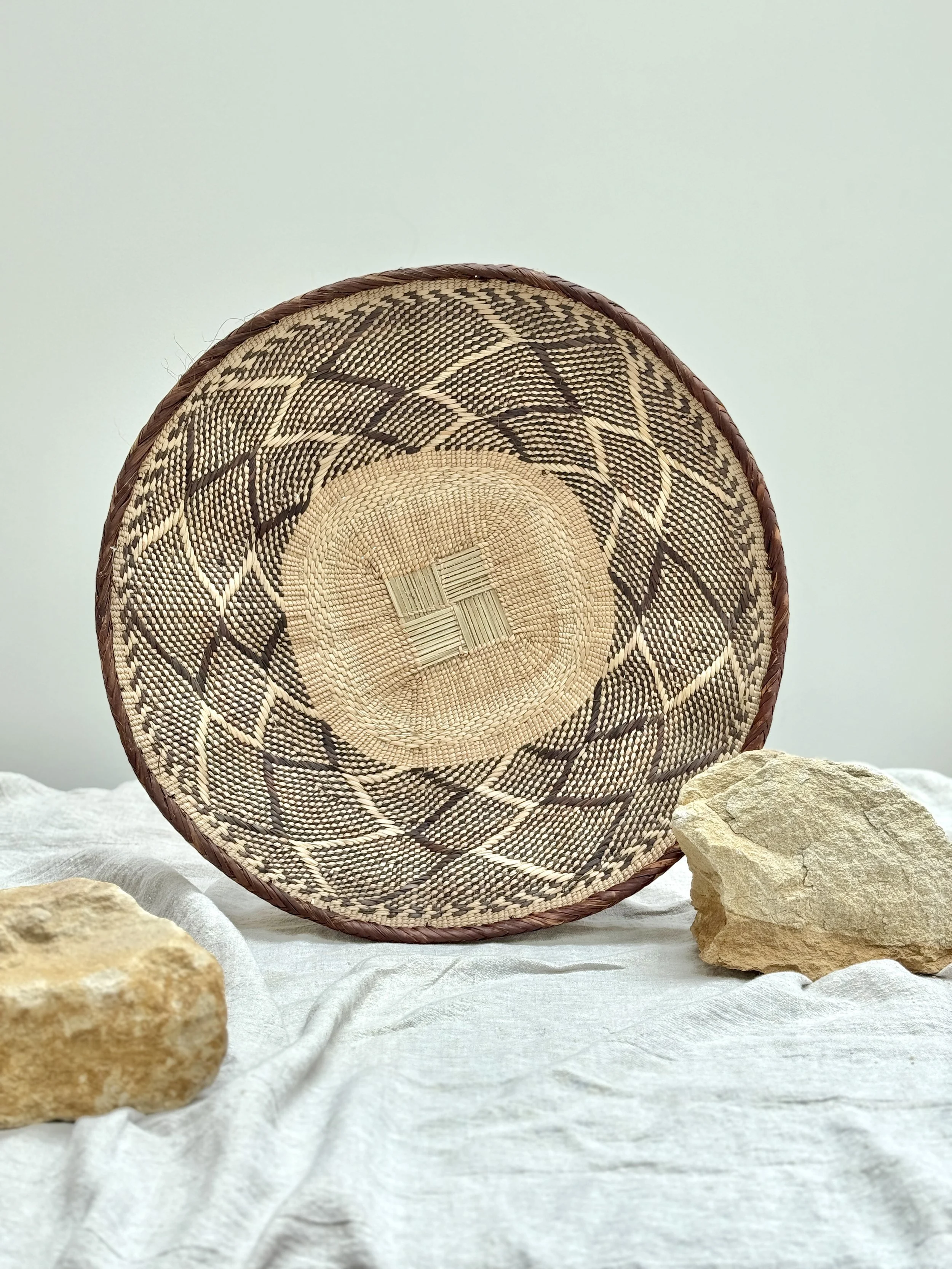 Patricia Ncube's Zigzag Ilala Palm Bowls / Baskets