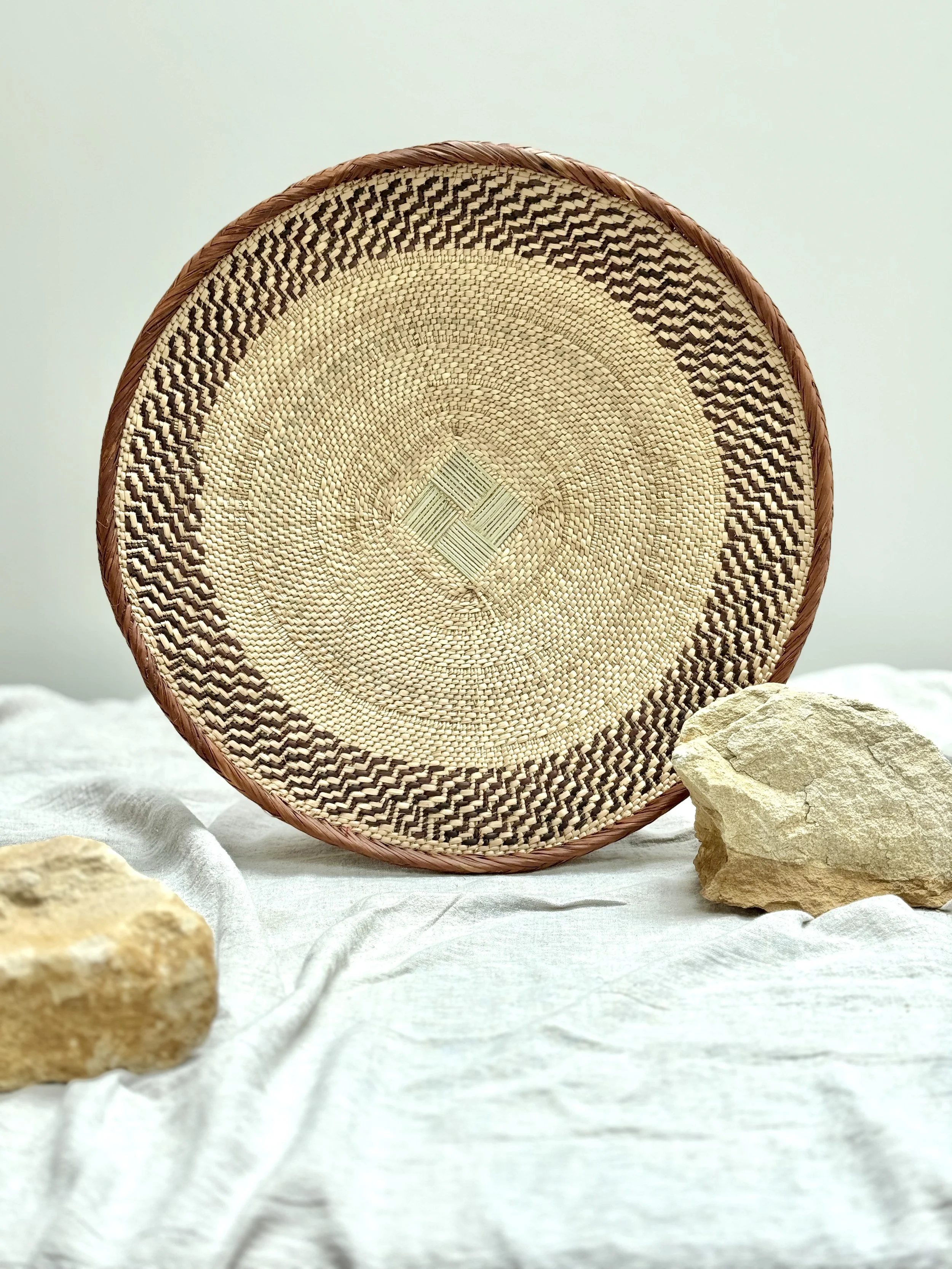 Patricia Ncube's Zebra Ilala bowls / baskets