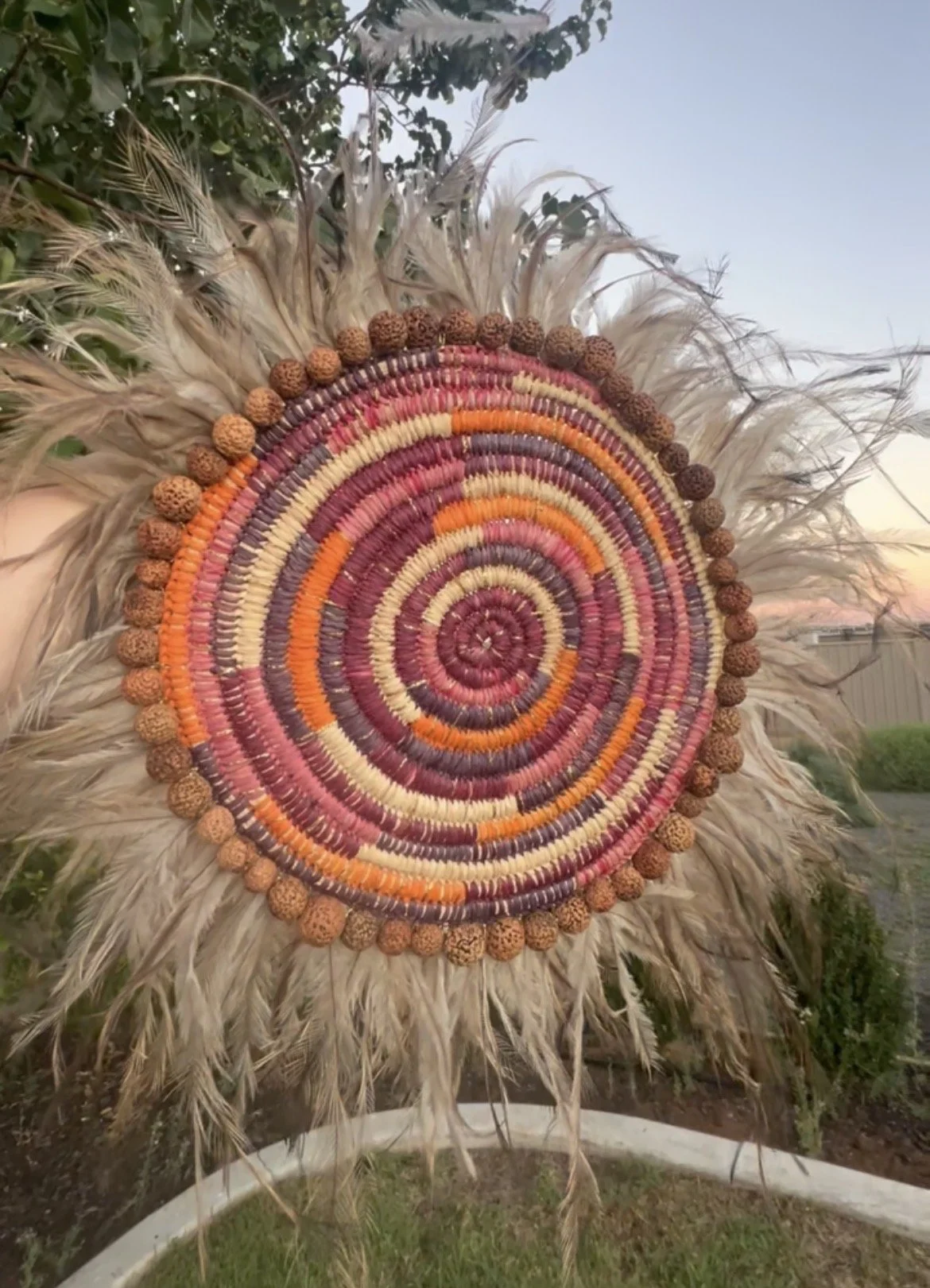 Country Always Begins Again - Handwoven healing mat