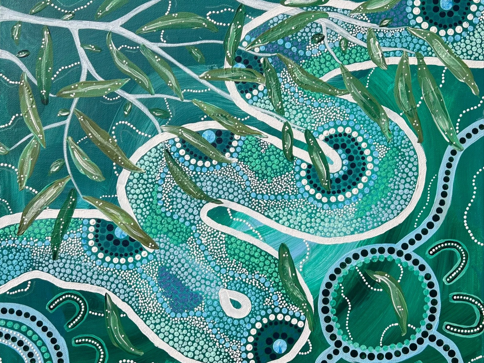 Ghost Gums, In Gentle Stillness Print